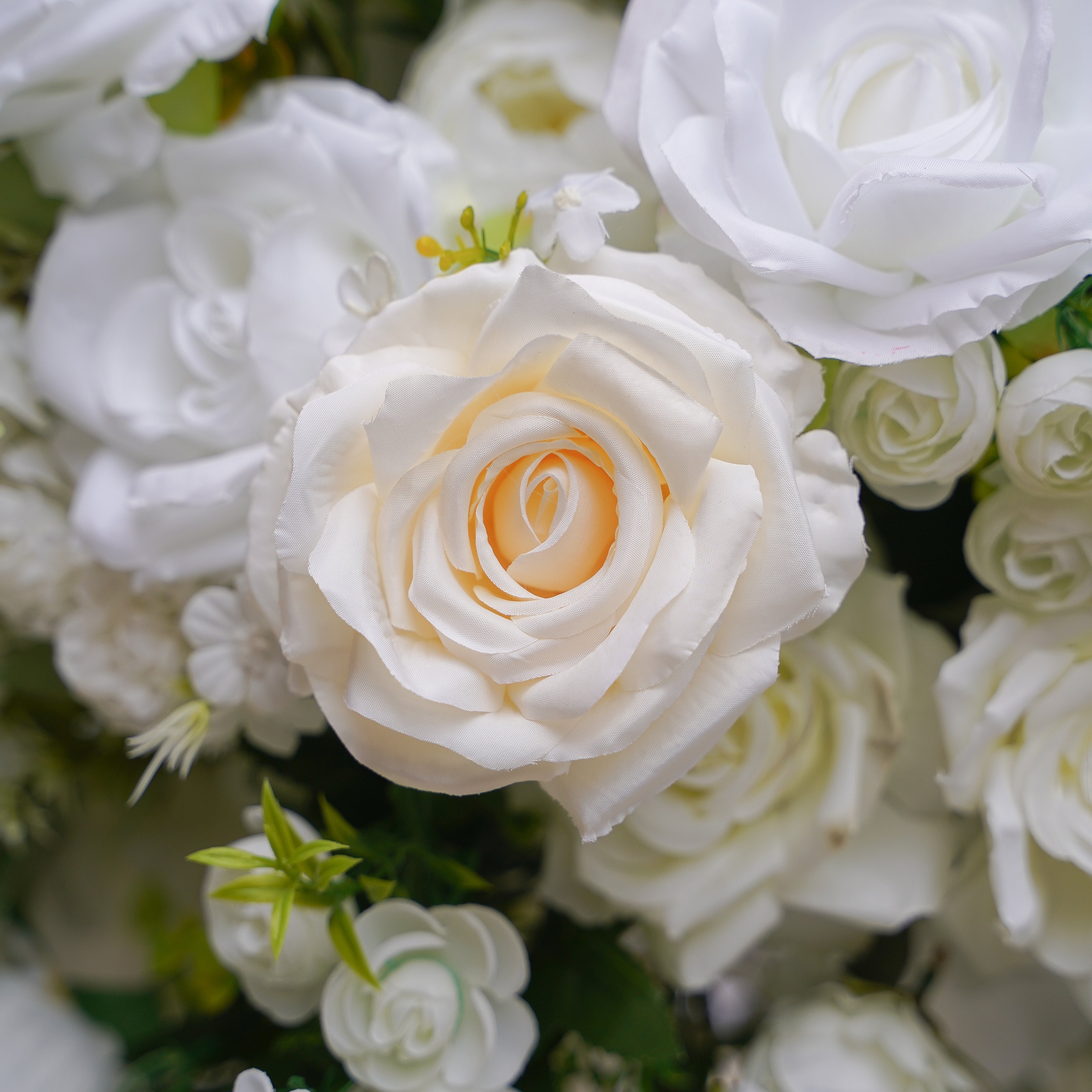Yaya Flower Ball:Flower Centerpiece Bouquet Table Decoration Flower Ball -R063 Rose Morning
