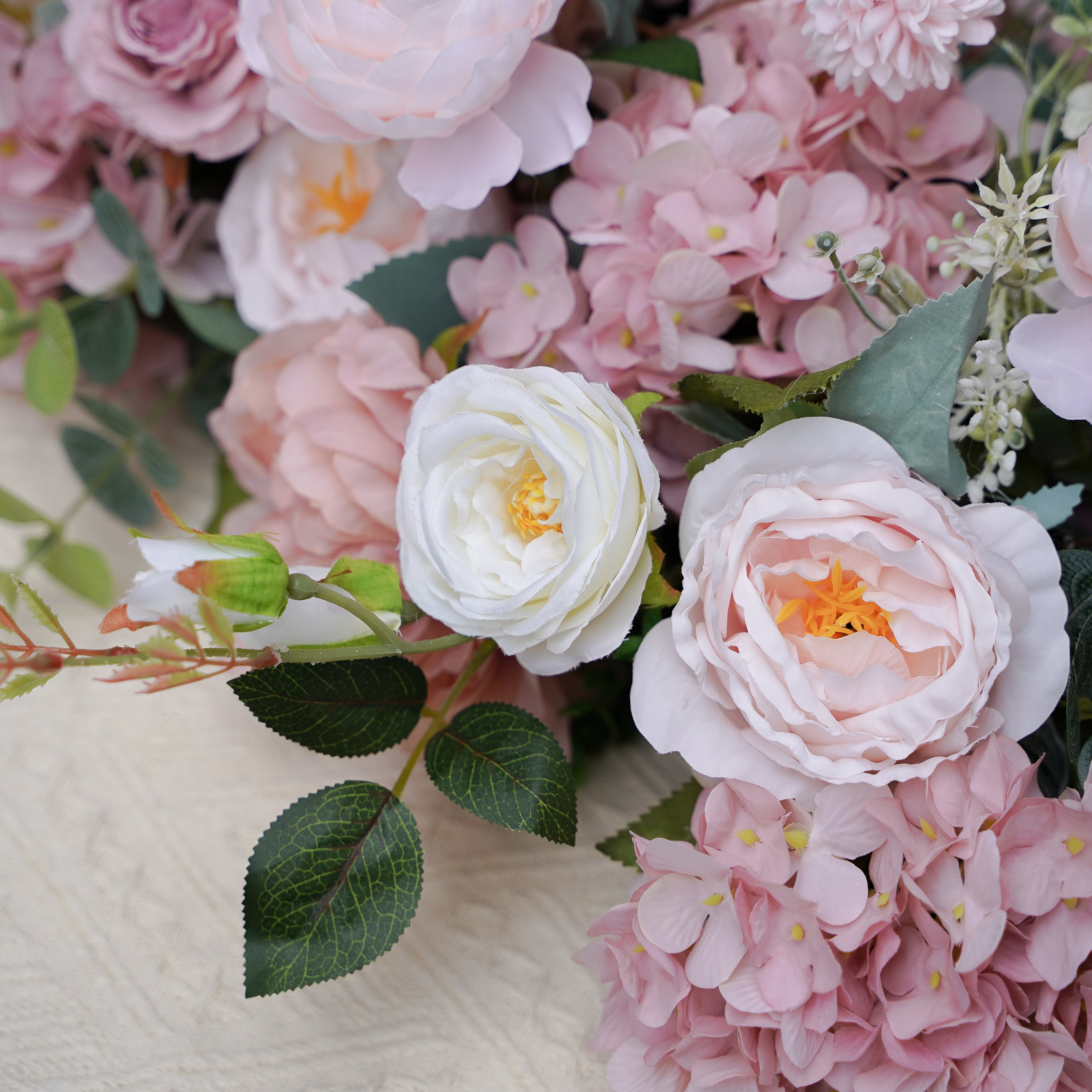Asher:2023 New Wedding Party Lane Flower Row Table Decoration Rose Morning