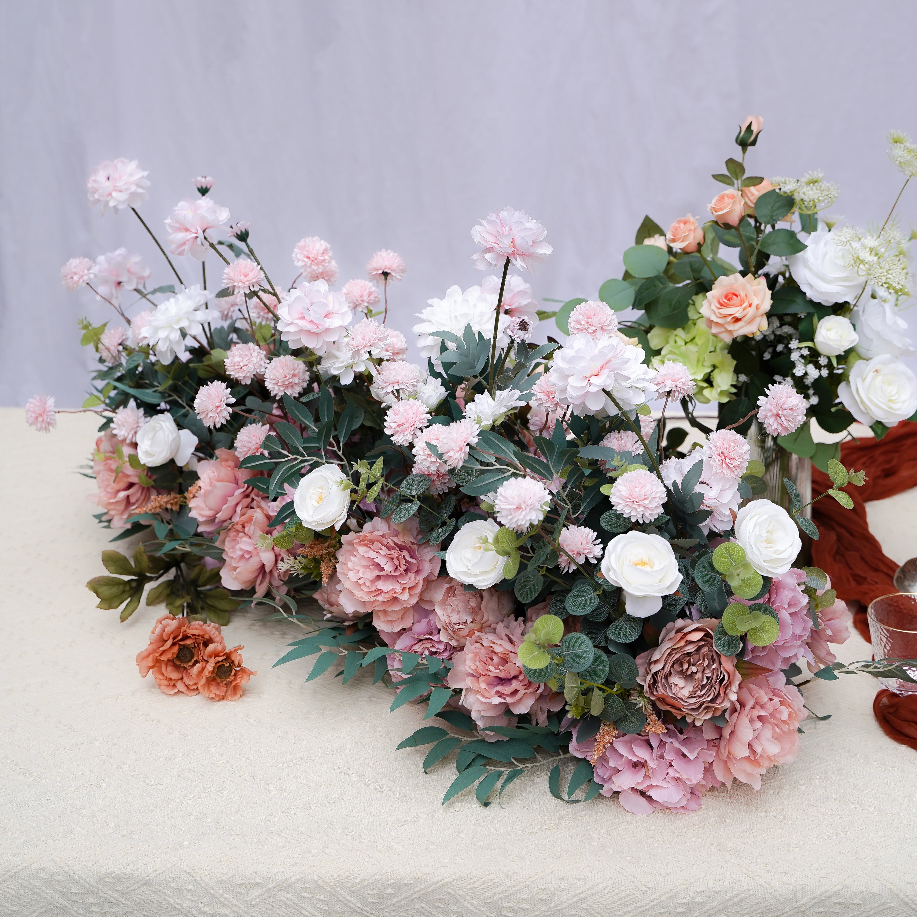 Fern:2023 New Flower Centerpiece Bouquet Table Decoration Flower Ball Road Lead Rose Morning