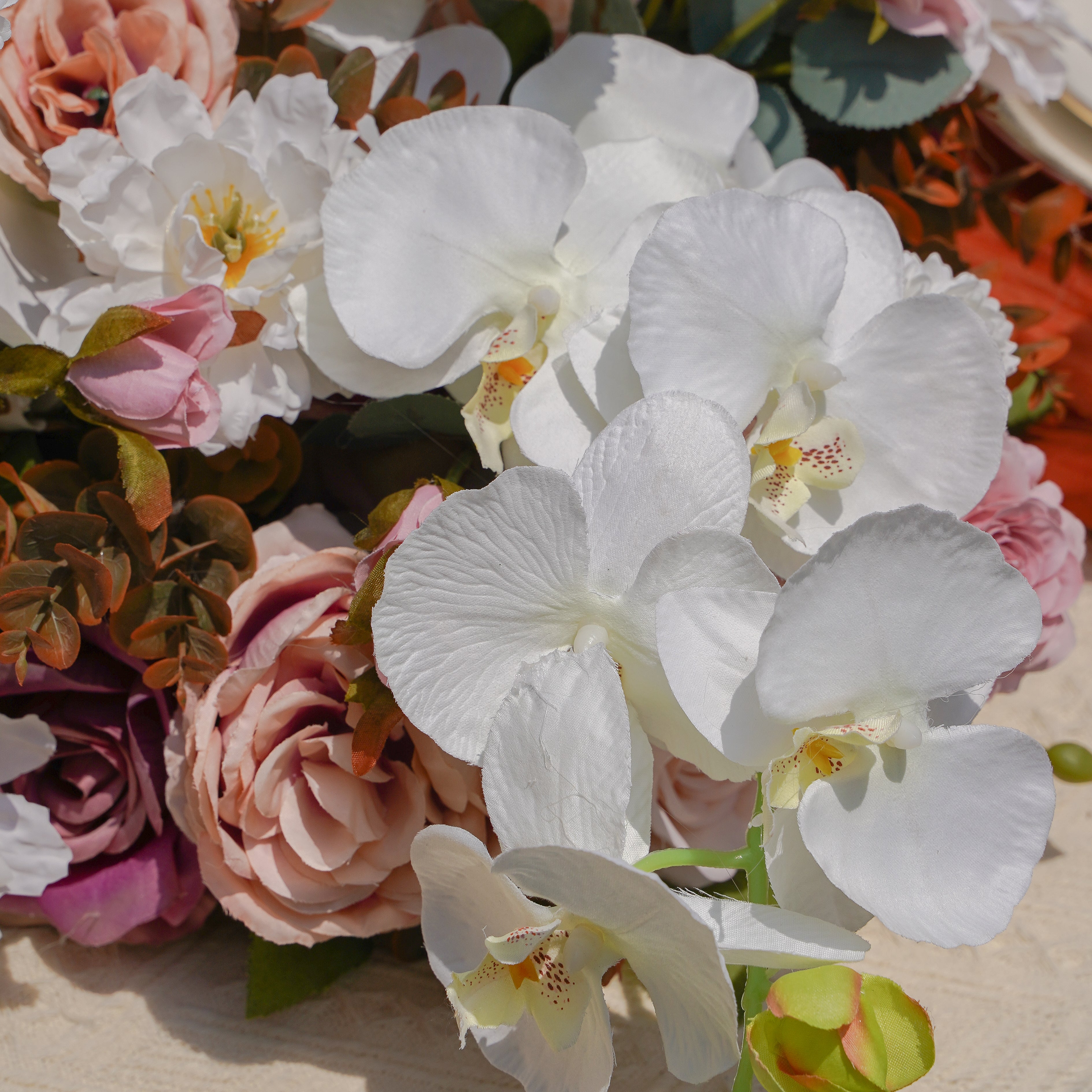 Evelyn:2023 New Wedding Party Lane Flower Row Table Decoration Rose Morning