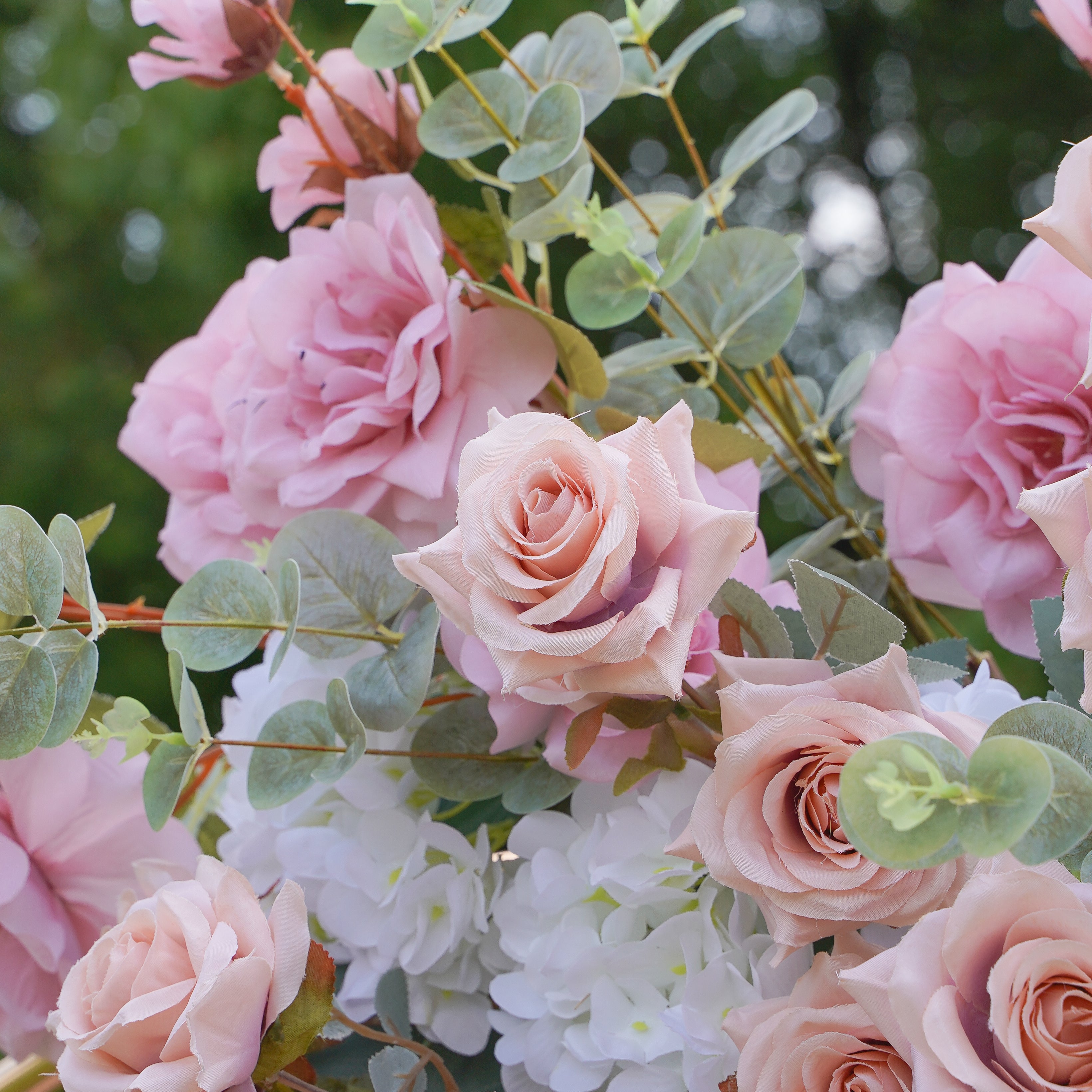 Lea:2023 New Wedding Party Background Floral Arch Decoration Including Frame Rose Morning