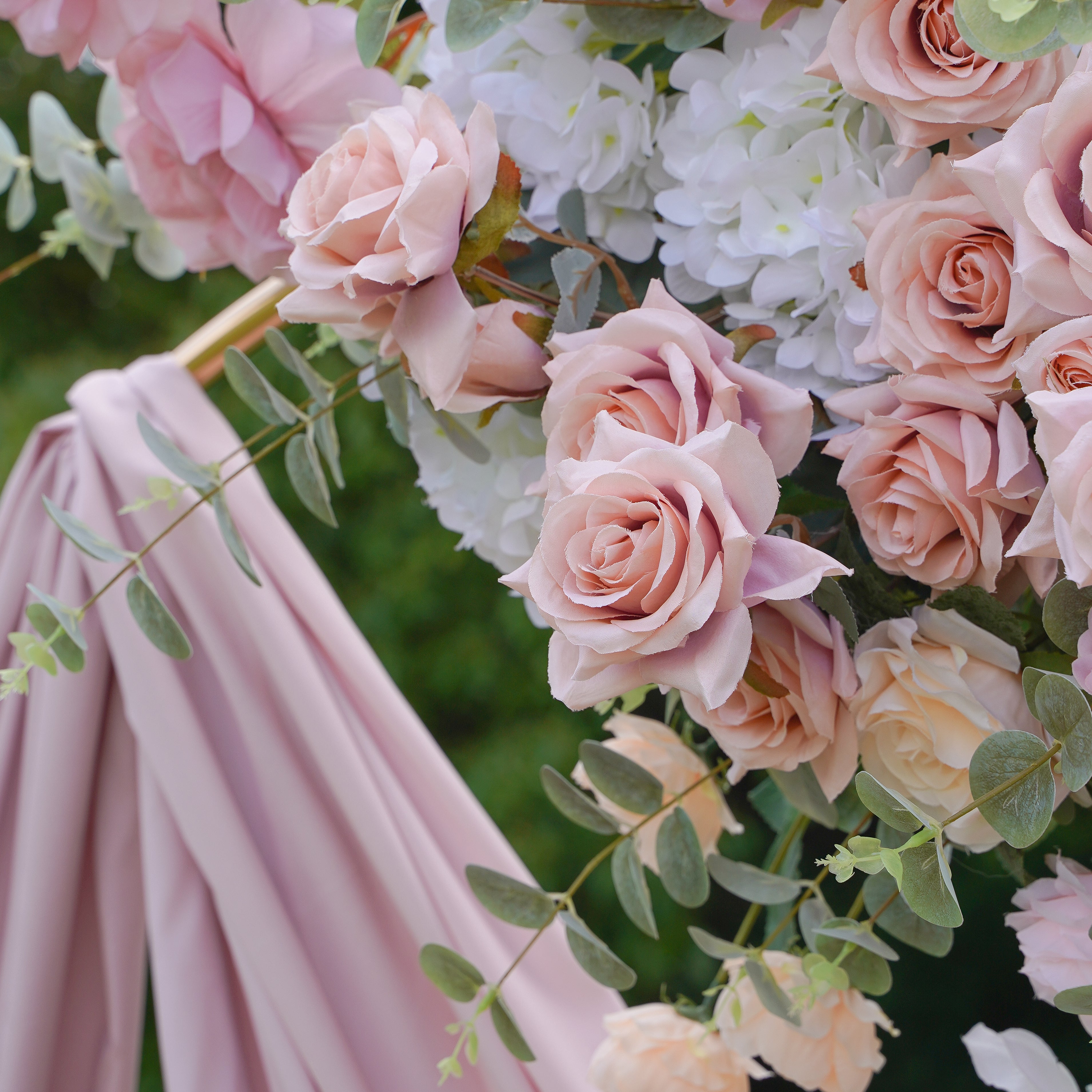 Lea:2023 New Wedding Party Background Floral Arch Decoration Including Frame Rose Morning