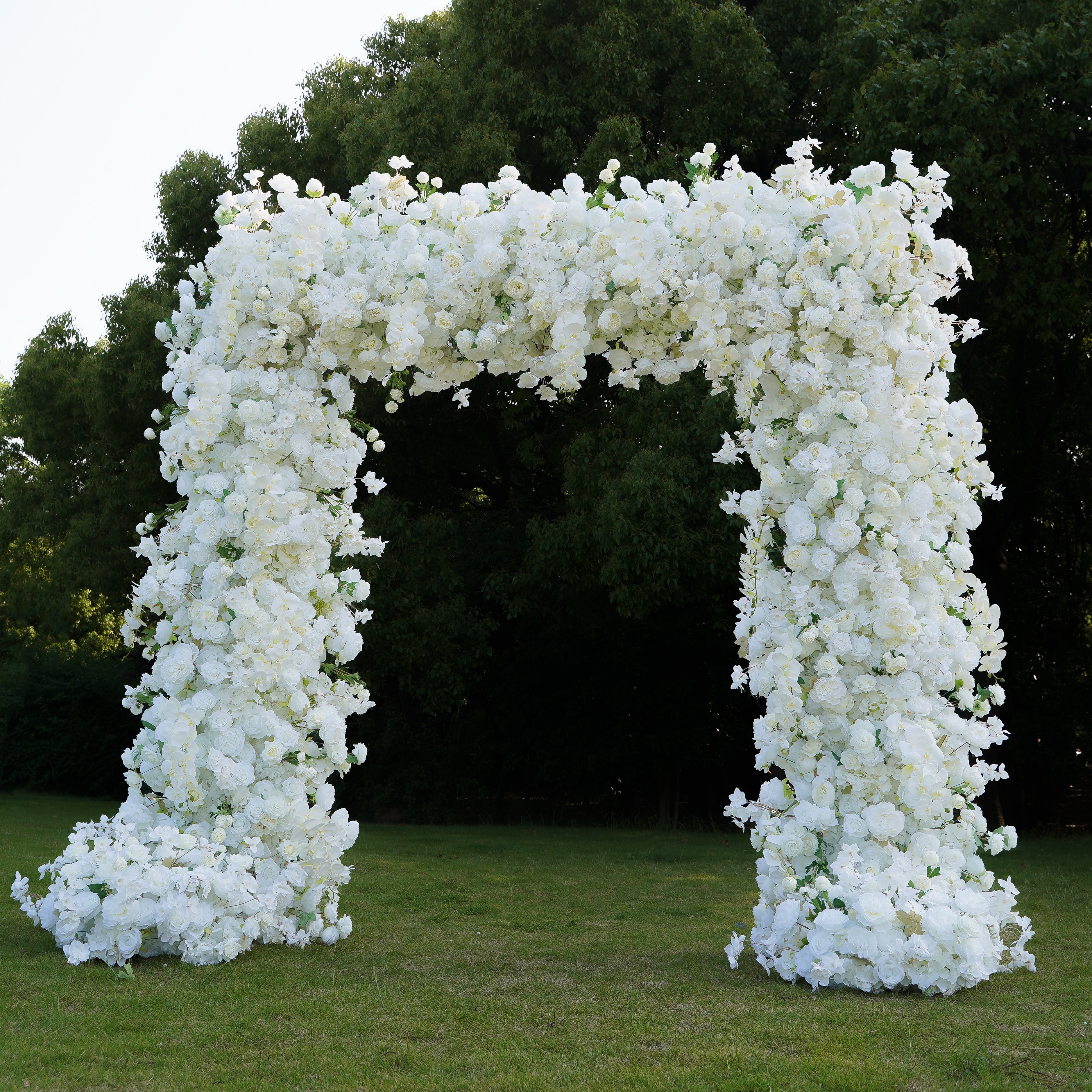 Pure:2023 New Wedding Party Background Floral Arch Decoration include Frame --R976 Rose Morning