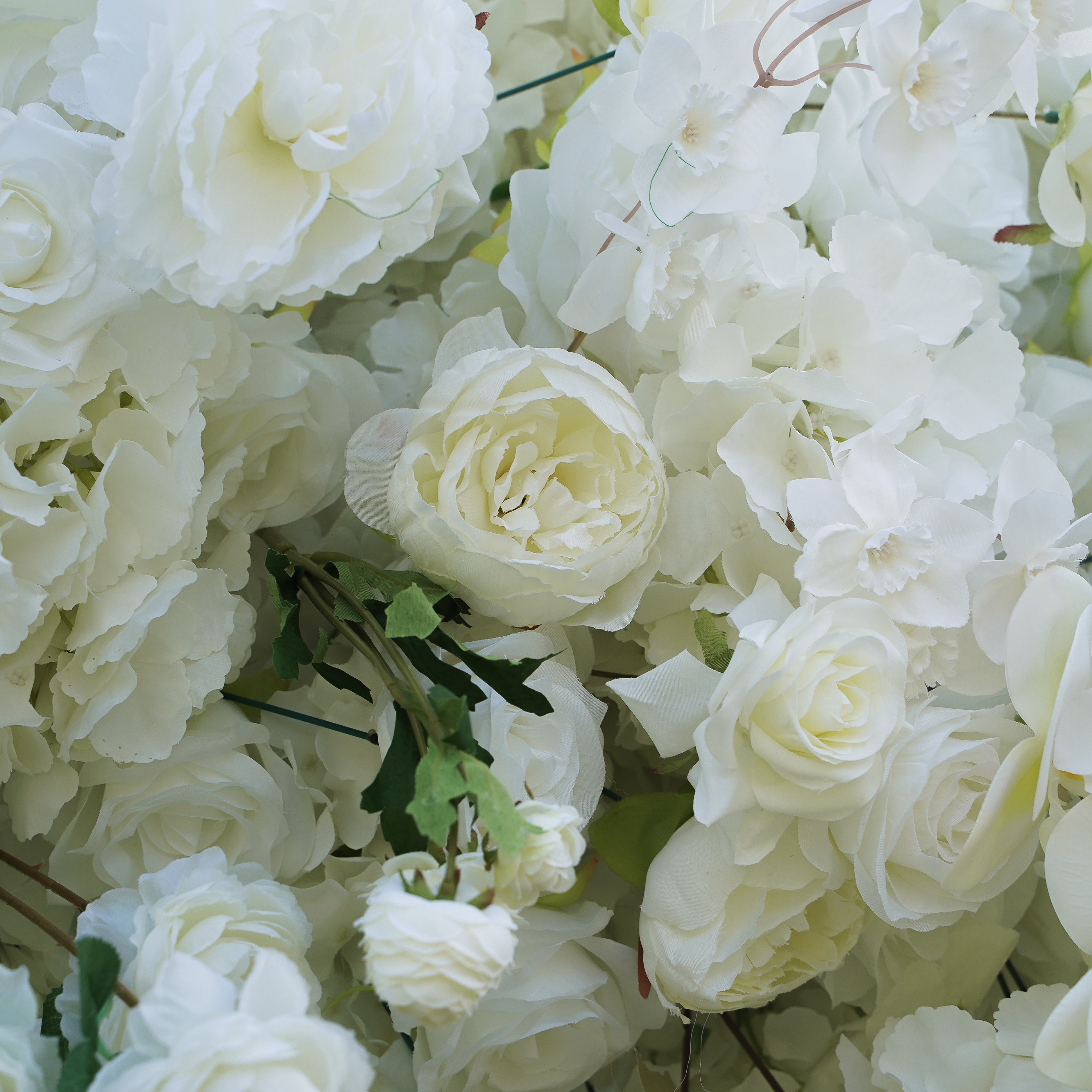 Pure:2023 New Wedding Party Background Floral Arch Decoration include Frame --R976 Rose Morning