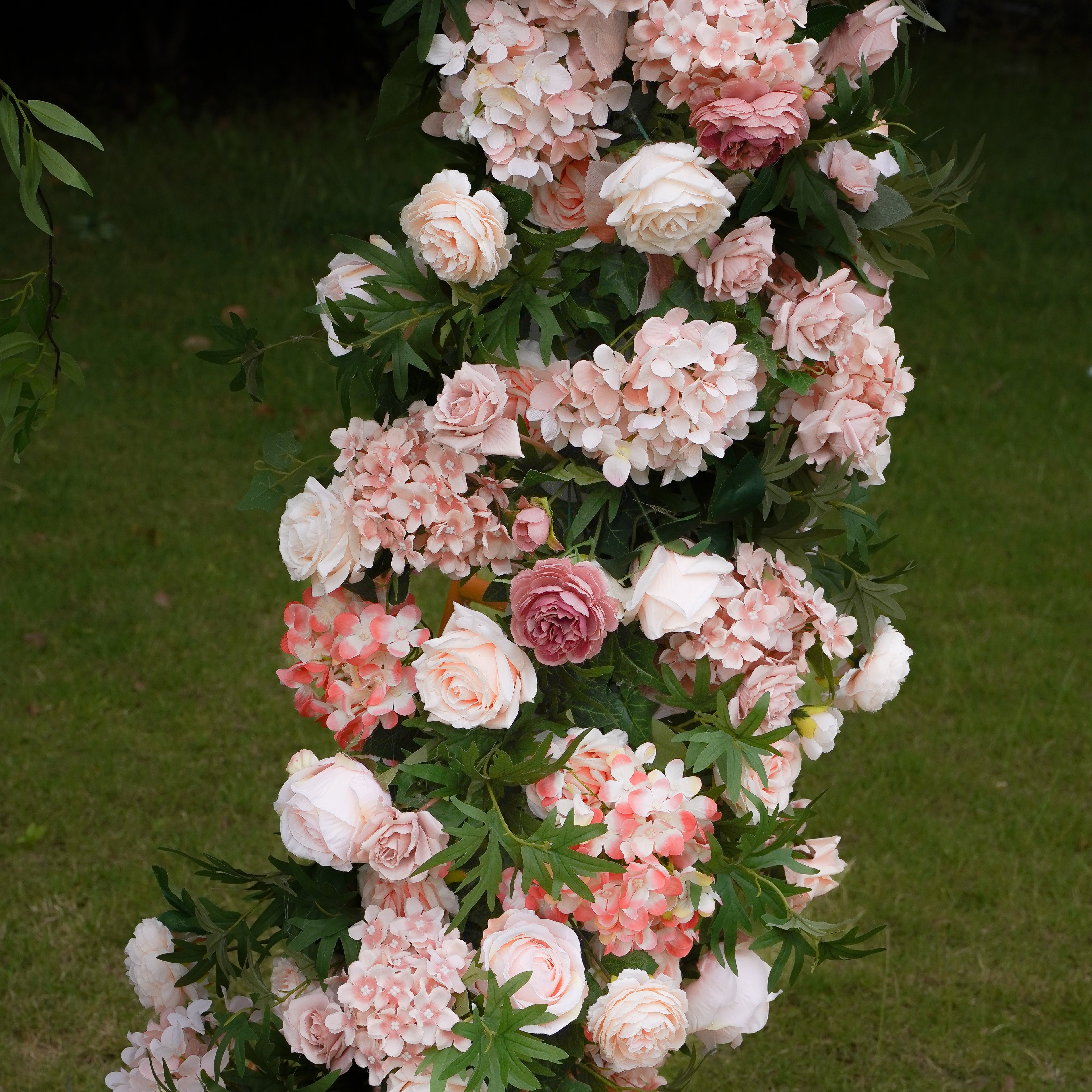 Beryl:2023 New Wedding Party Background Floral Arch Decoration Including Frame Rose Morning