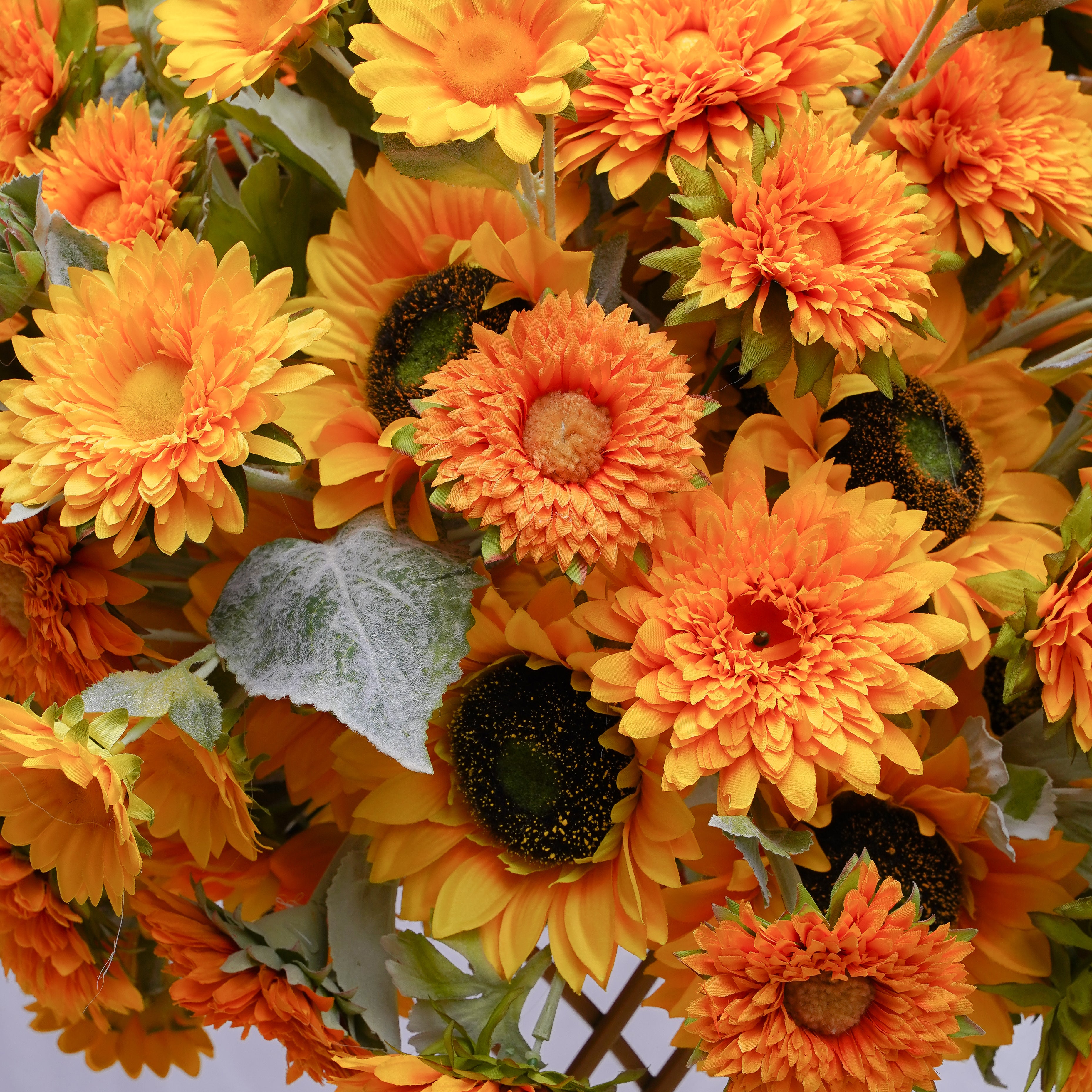 SunFlower Flower Ball:Flower Centerpiece Bouquet Table Decoration Flower Ball -R067 Rose Morning