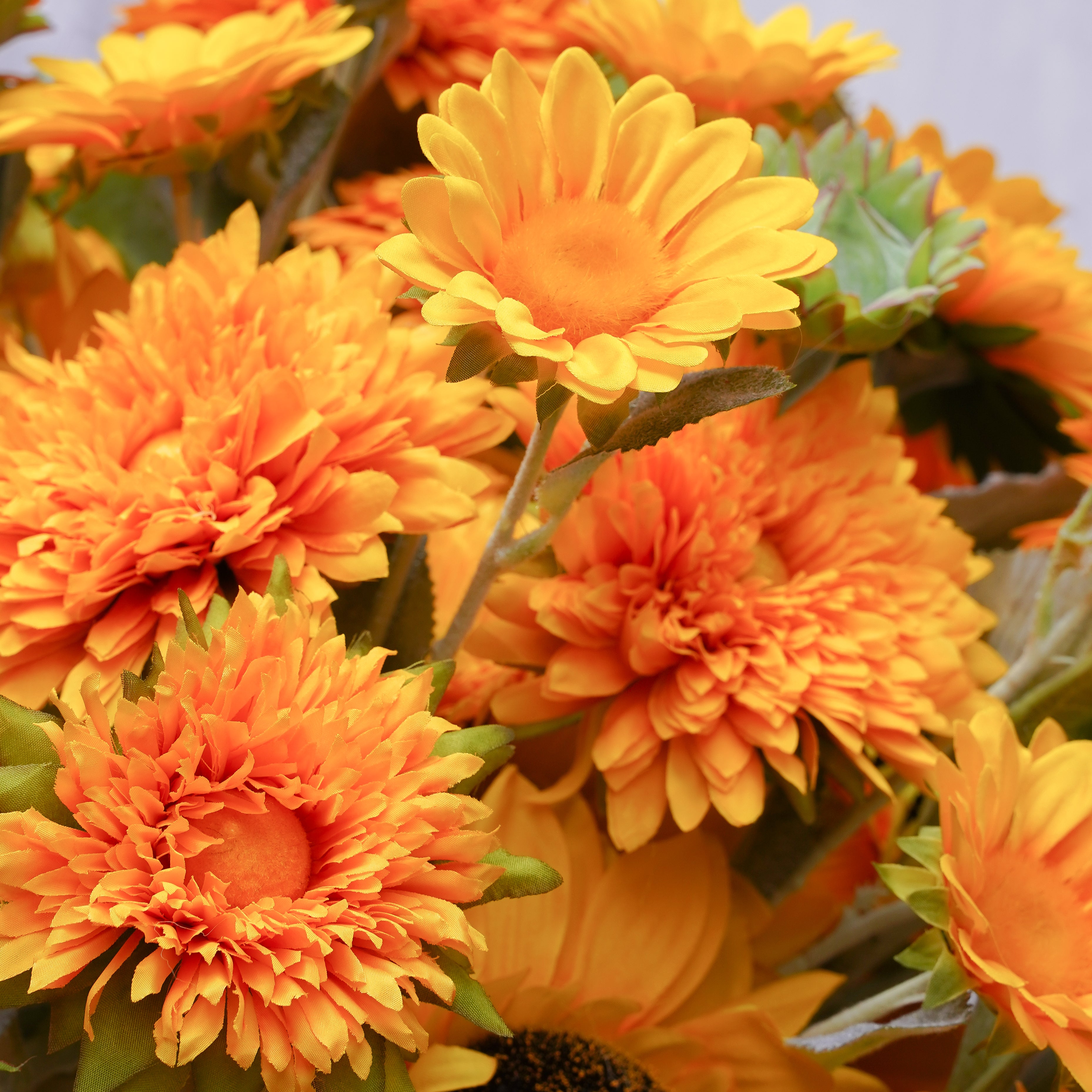 SunFlower Flower Ball:Flower Centerpiece Bouquet Table Decoration Flower Ball -R067 Rose Morning
