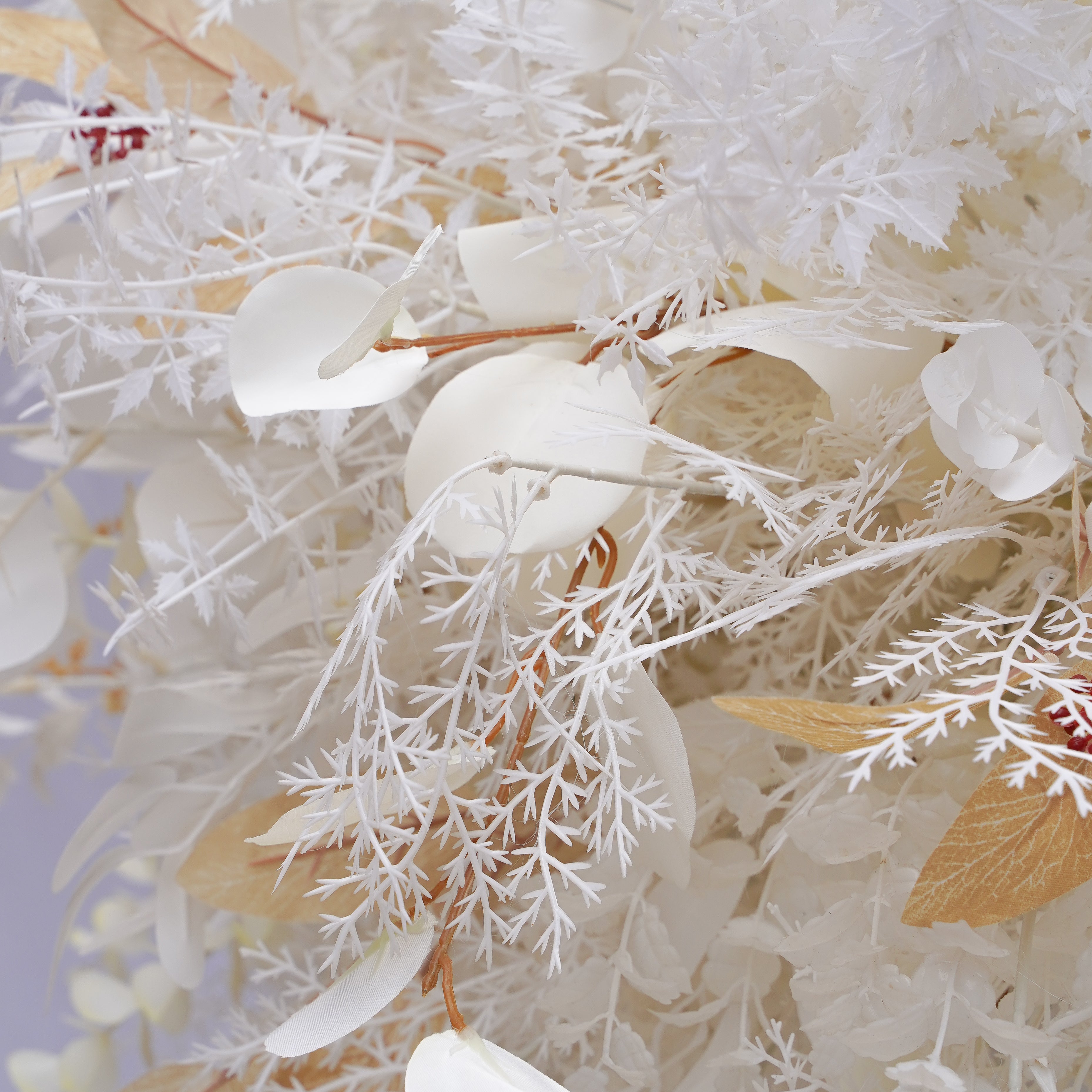 Pampas Flower Ball:Flower Centerpiece Bouquet Table Decoration Flower Ball -R068 Rose Morning