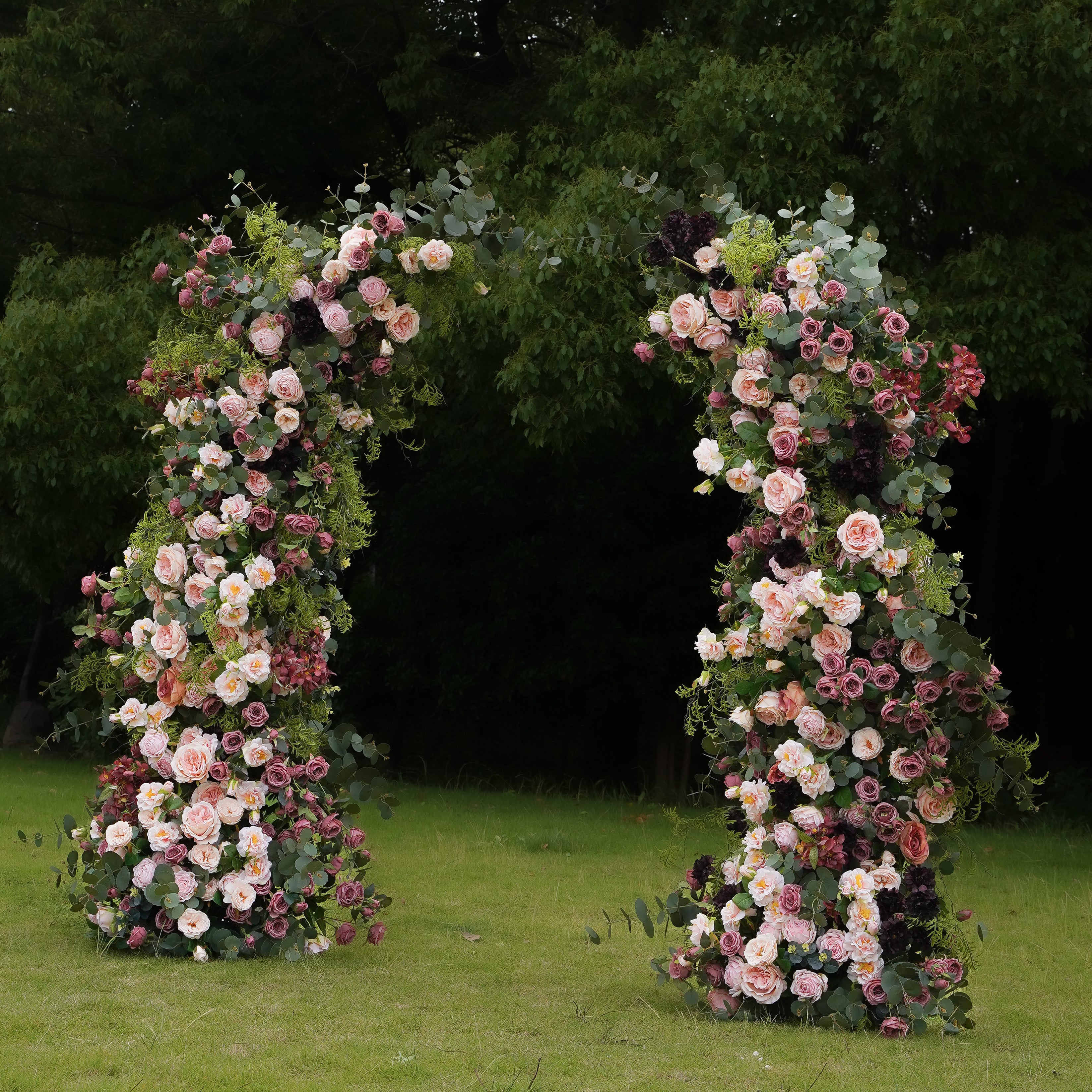 Darcy:2023 New Wedding Party Background Floral Arch Decoration Including Frame Rose Morning