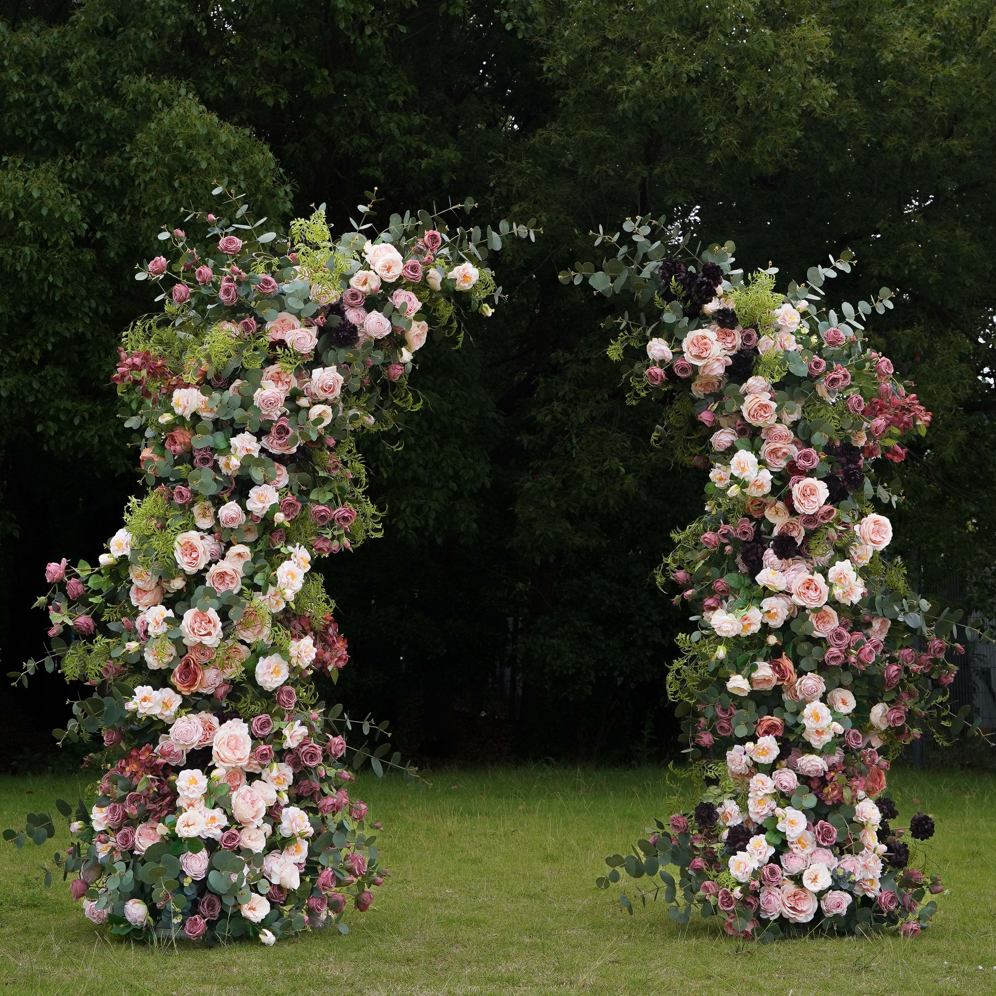 Darcy:2023 New Wedding Party Background Floral Arch Decoration Including Frame Rose Morning