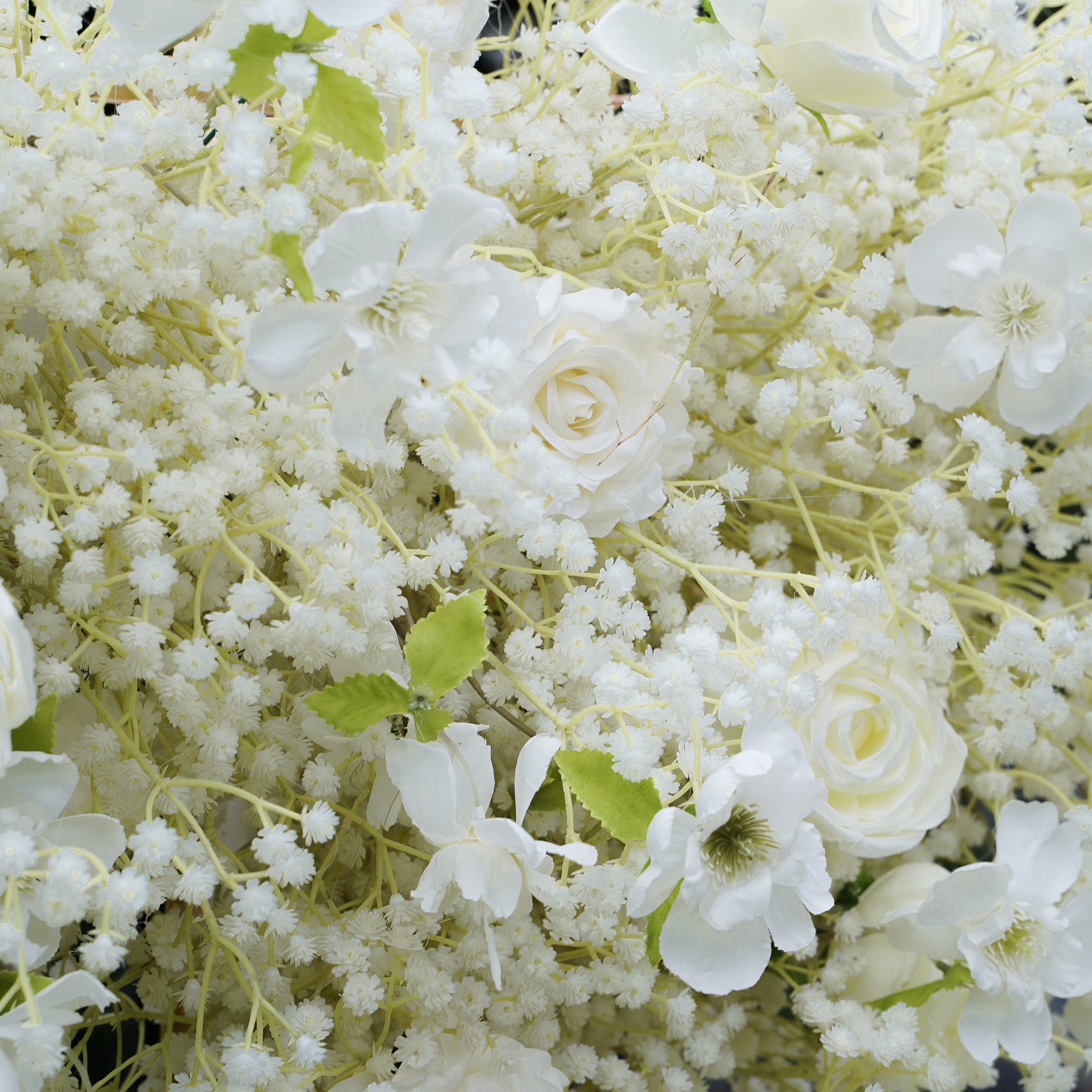 Q001:2023 New Wedding Party Background Floral Arch Decoration Including Frame Rose Morning