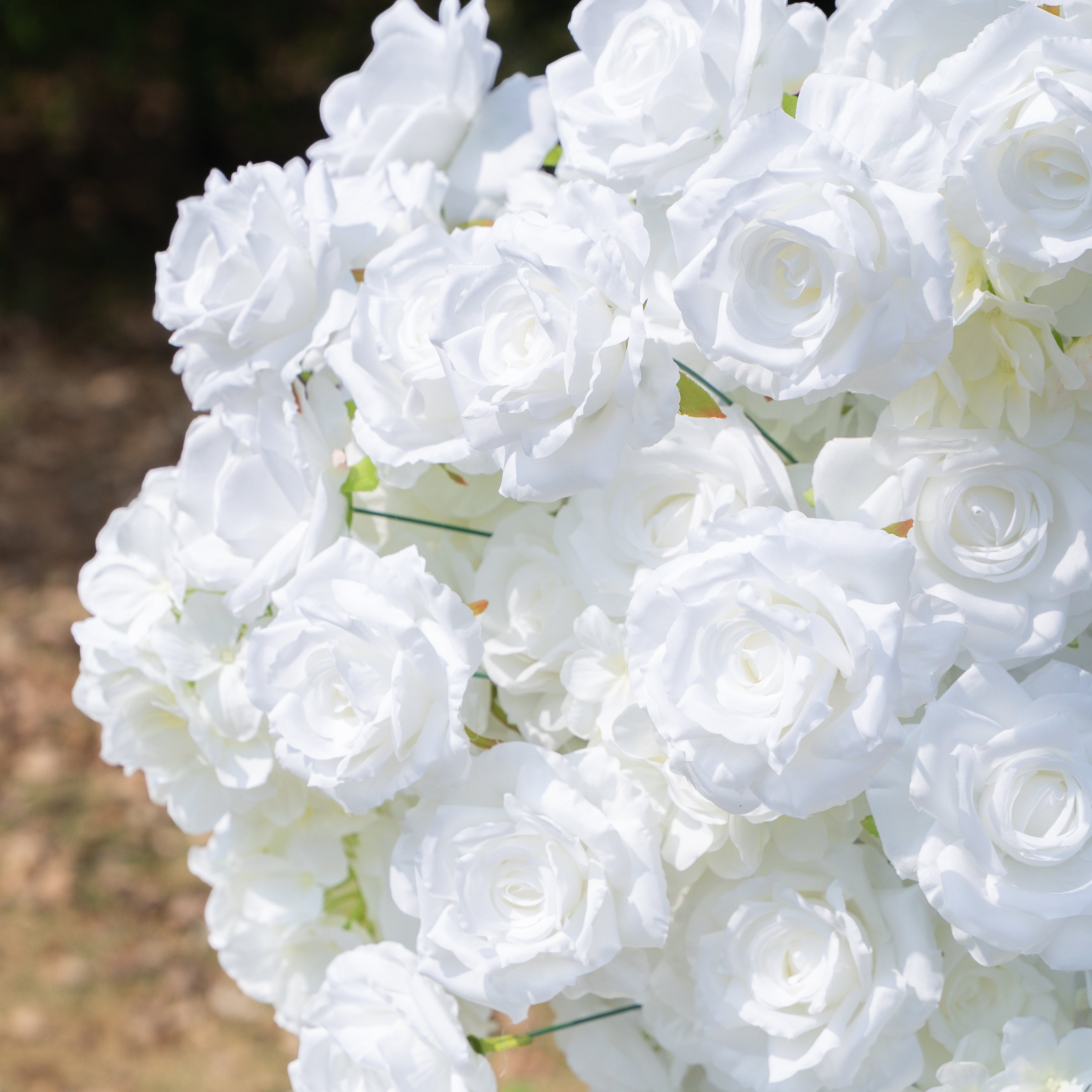 SS:Wedding Party Background Floral Arch Decoration (Including Frame)