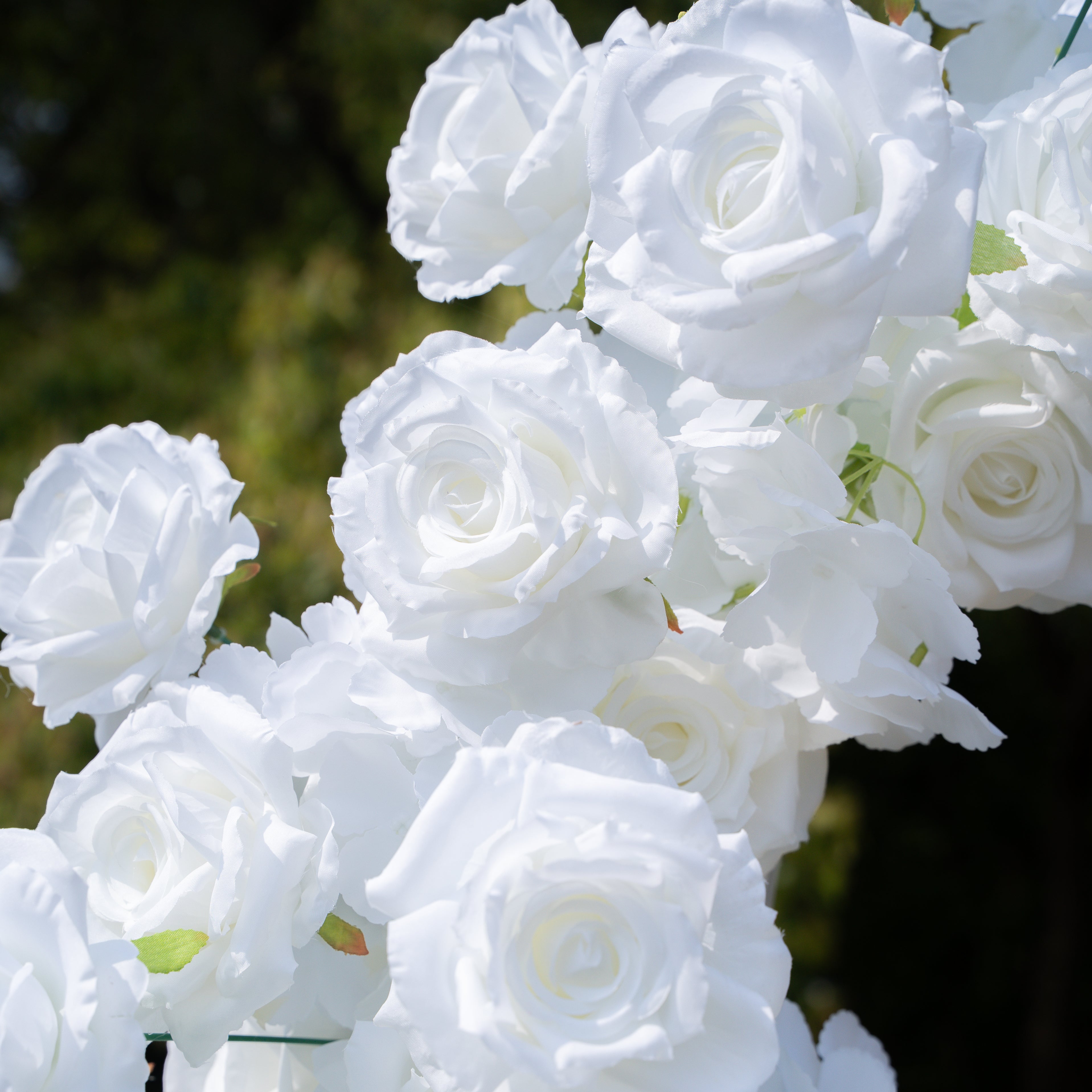 SS:Wedding Party Background Floral Arch Decoration (Including Frame)