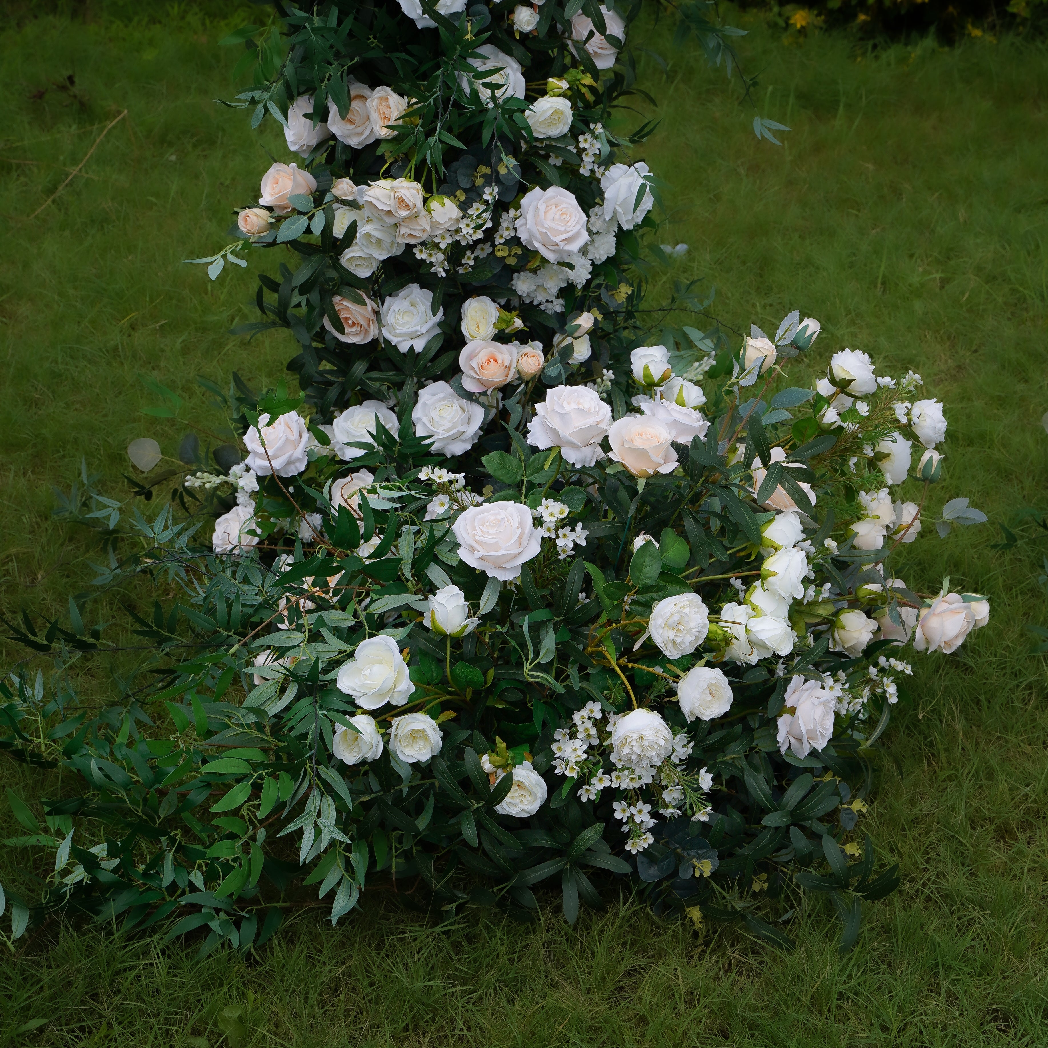 Kaia : 2023 New Wedding Party Background Floral Arch Decoration Including Frame -R984 Rose Morning