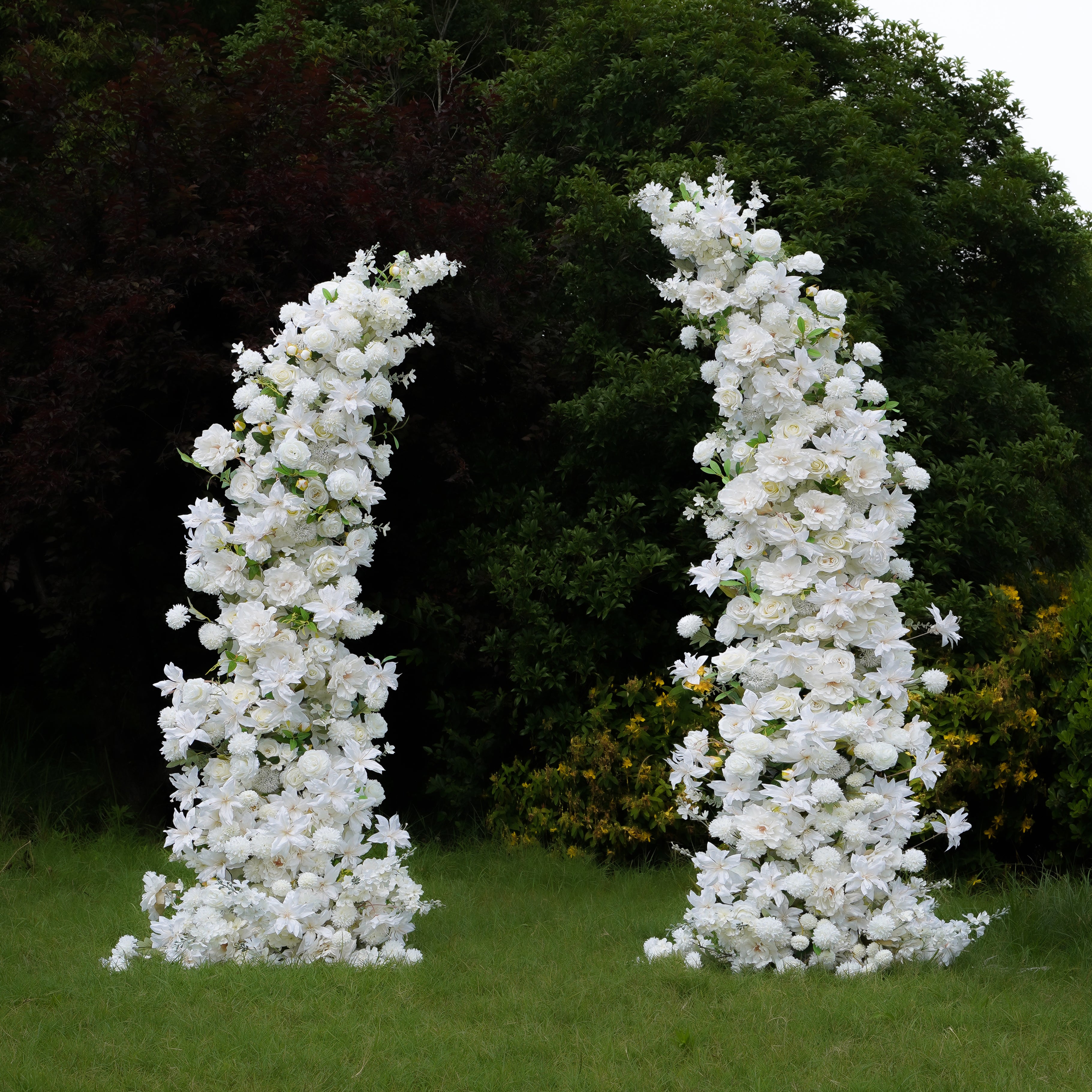 Q003:2023 New Wedding Party Background Floral Arch Decoration Including Frame