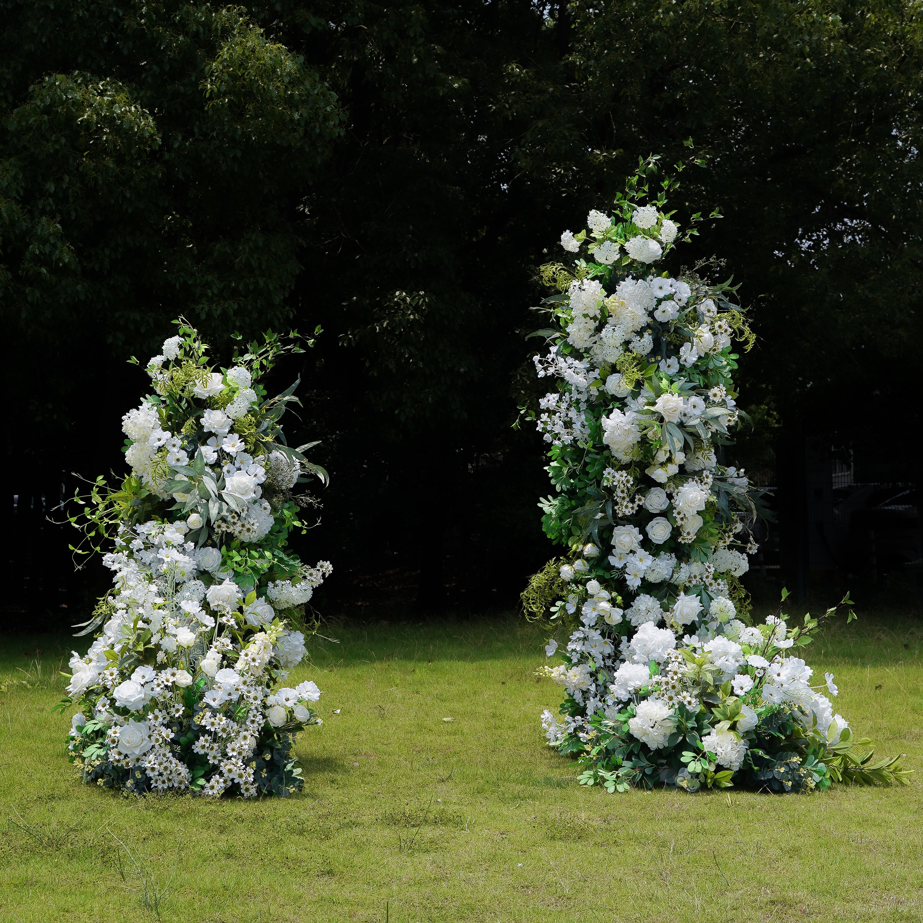Gianna:2023 New Wedding Party Background Floral Arch Decoration Including Frame -R036 Rose Morning