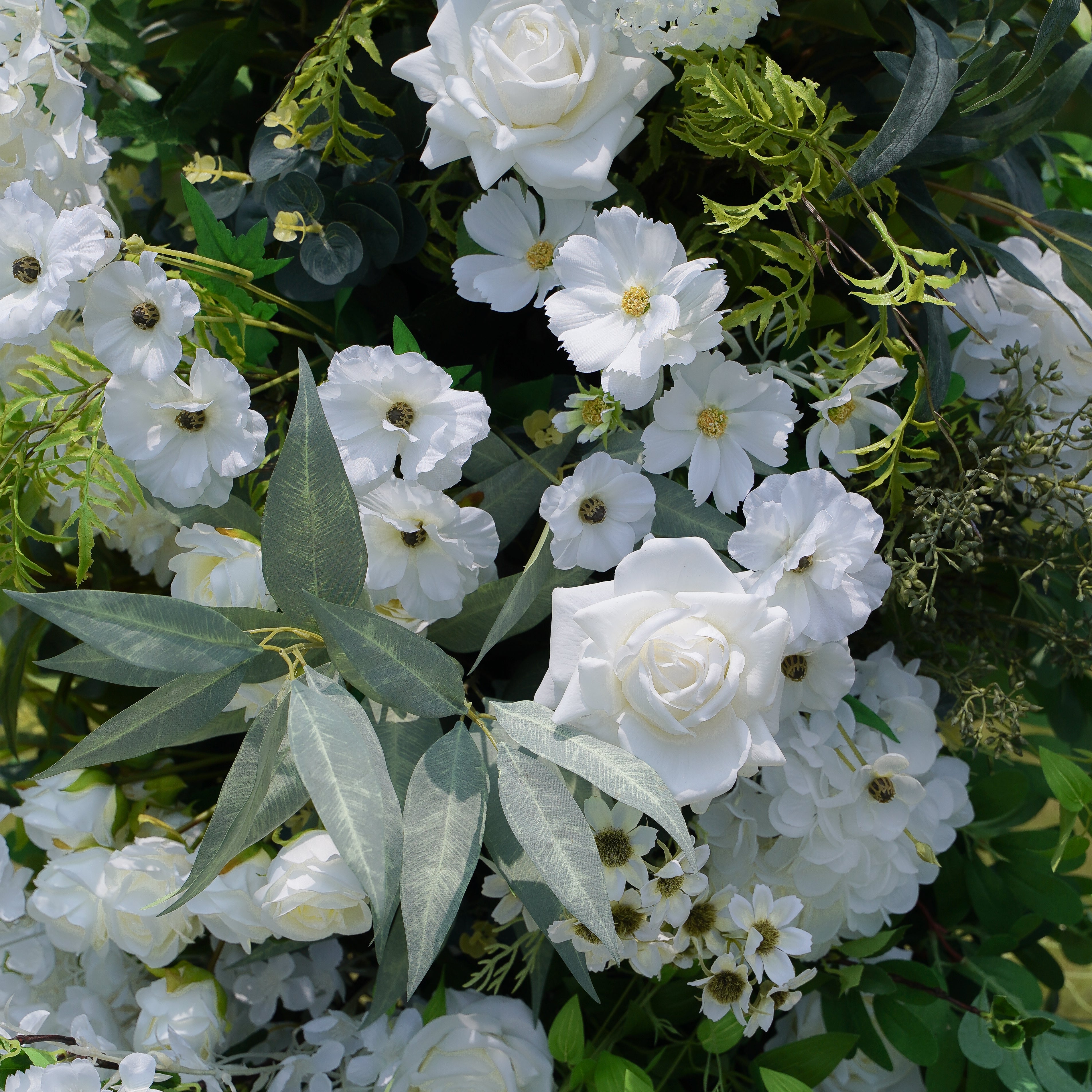 Gianna:2023 New Wedding Party Background Floral Arch Decoration Including Frame -R036 Rose Morning