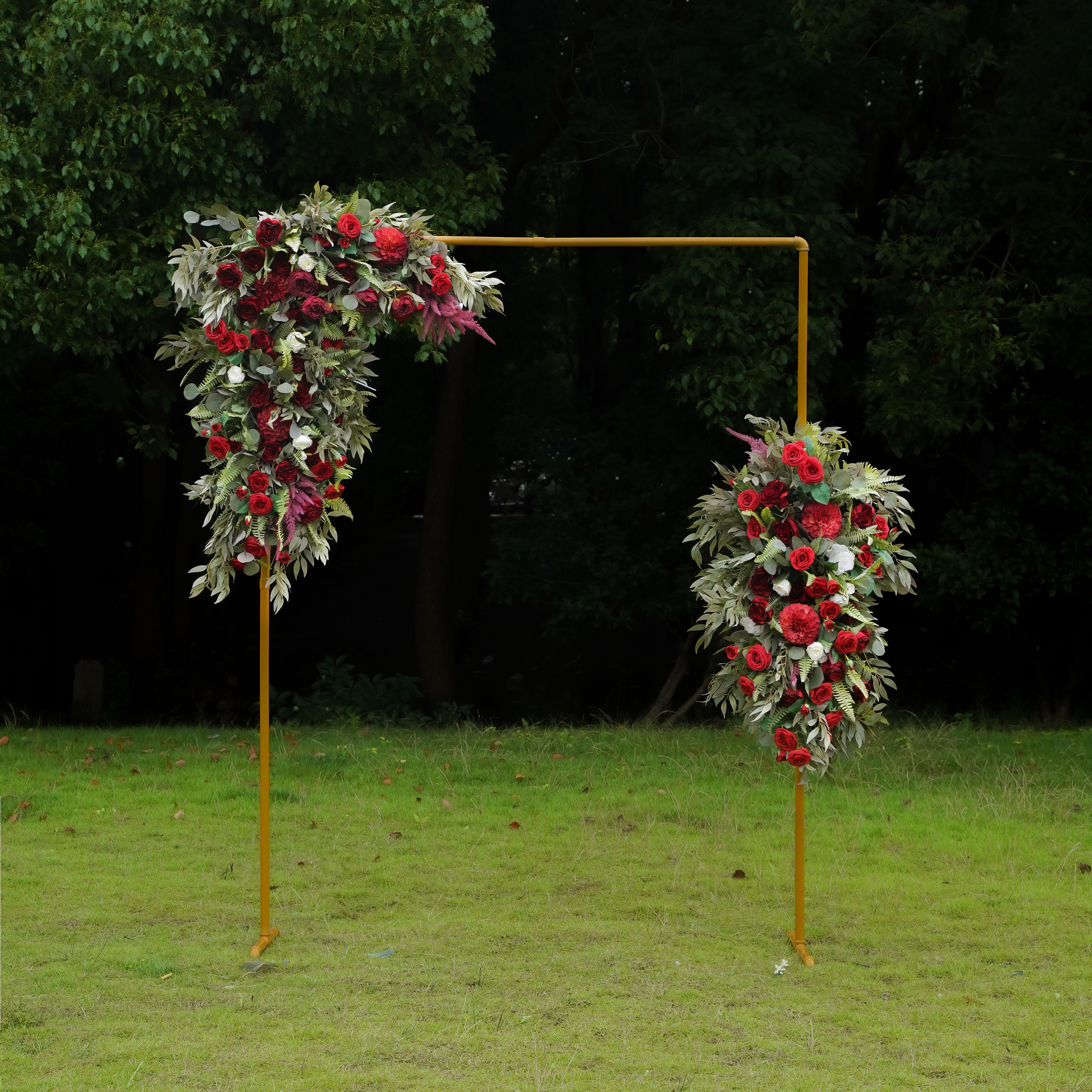 Z026: New 2023 New Wedding Party Background Floral Arch Decoration Rose Morning