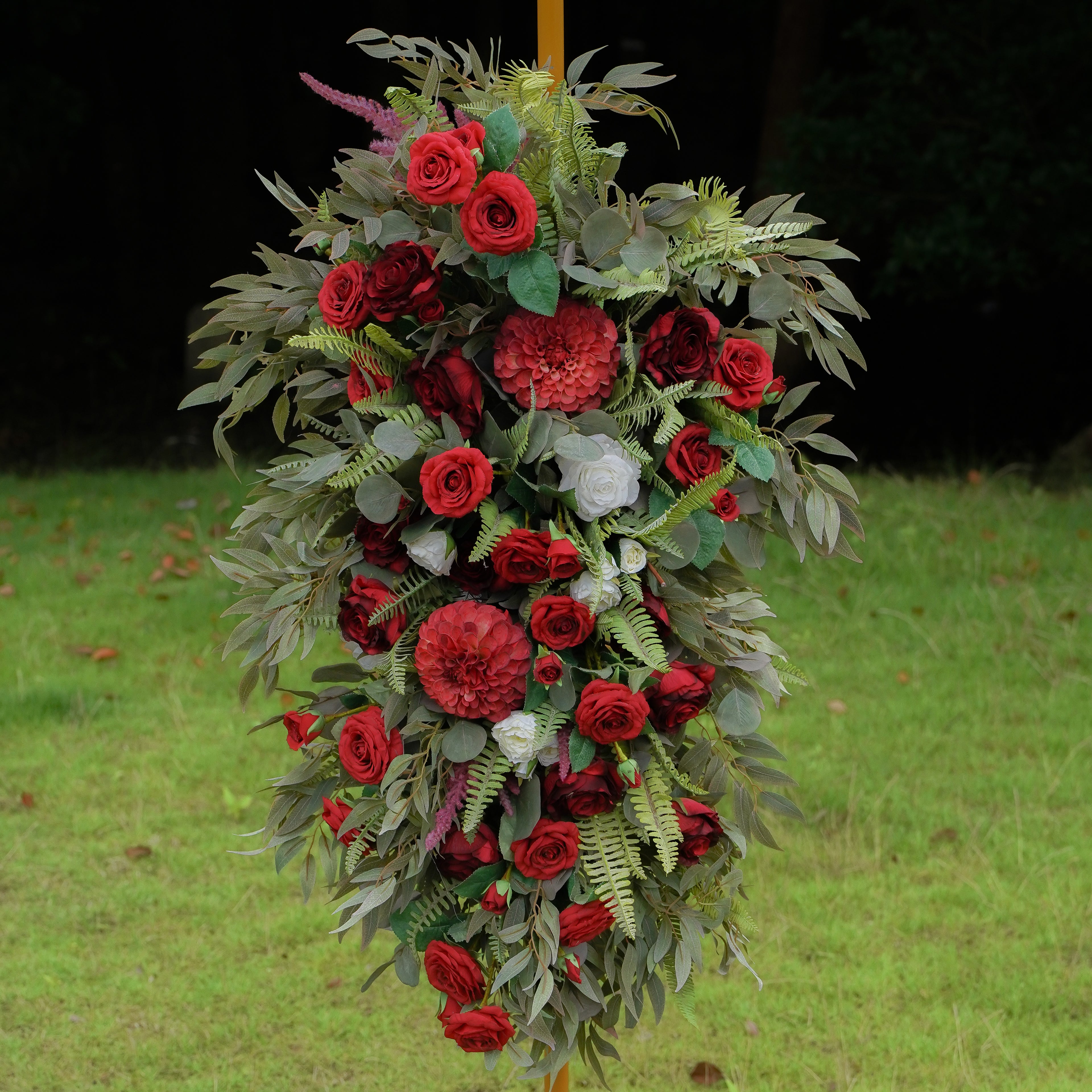 Z026: New 2023 New Wedding Party Background Floral Arch Decoration Rose Morning