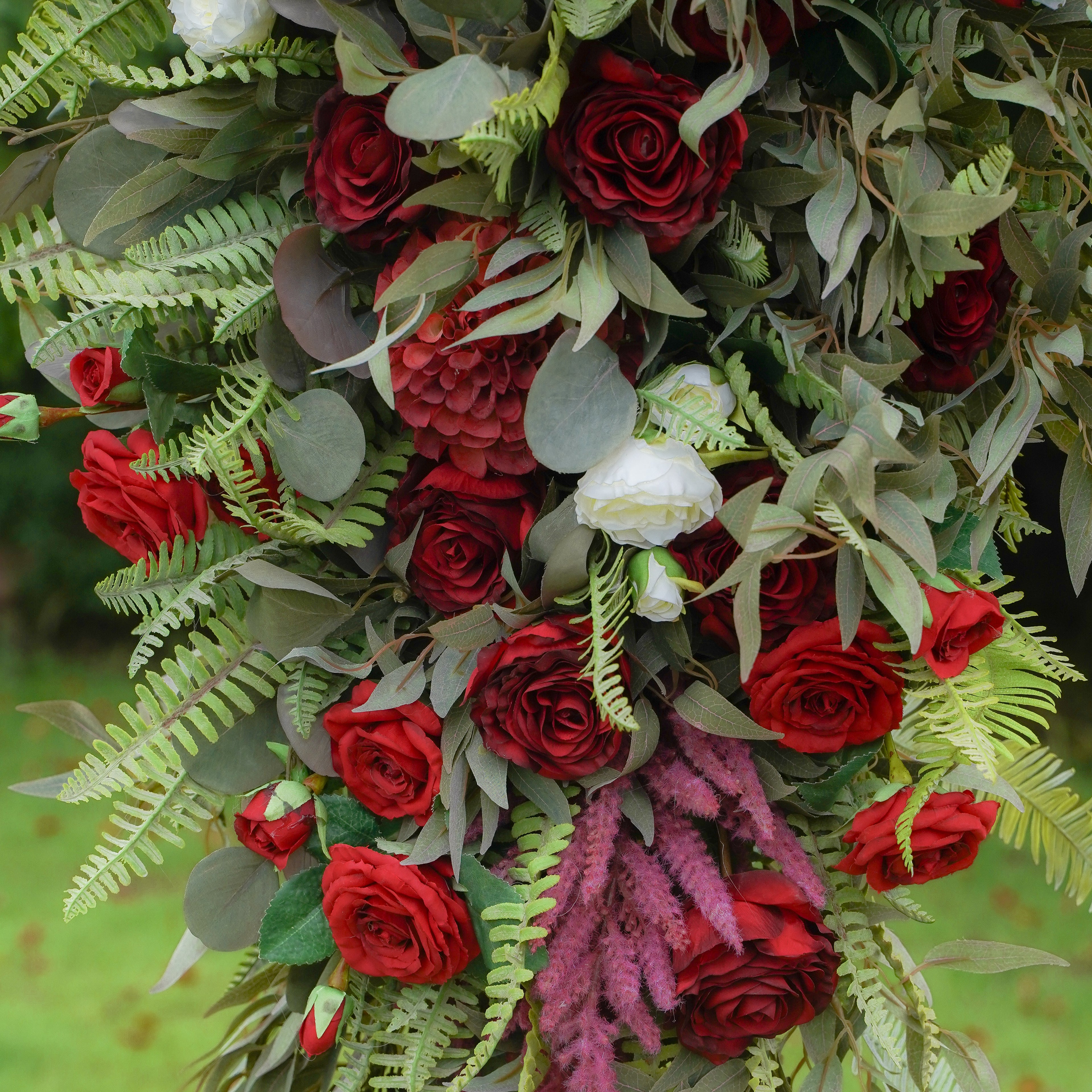 Z026: New 2023 New Wedding Party Background Floral Arch Decoration Rose Morning