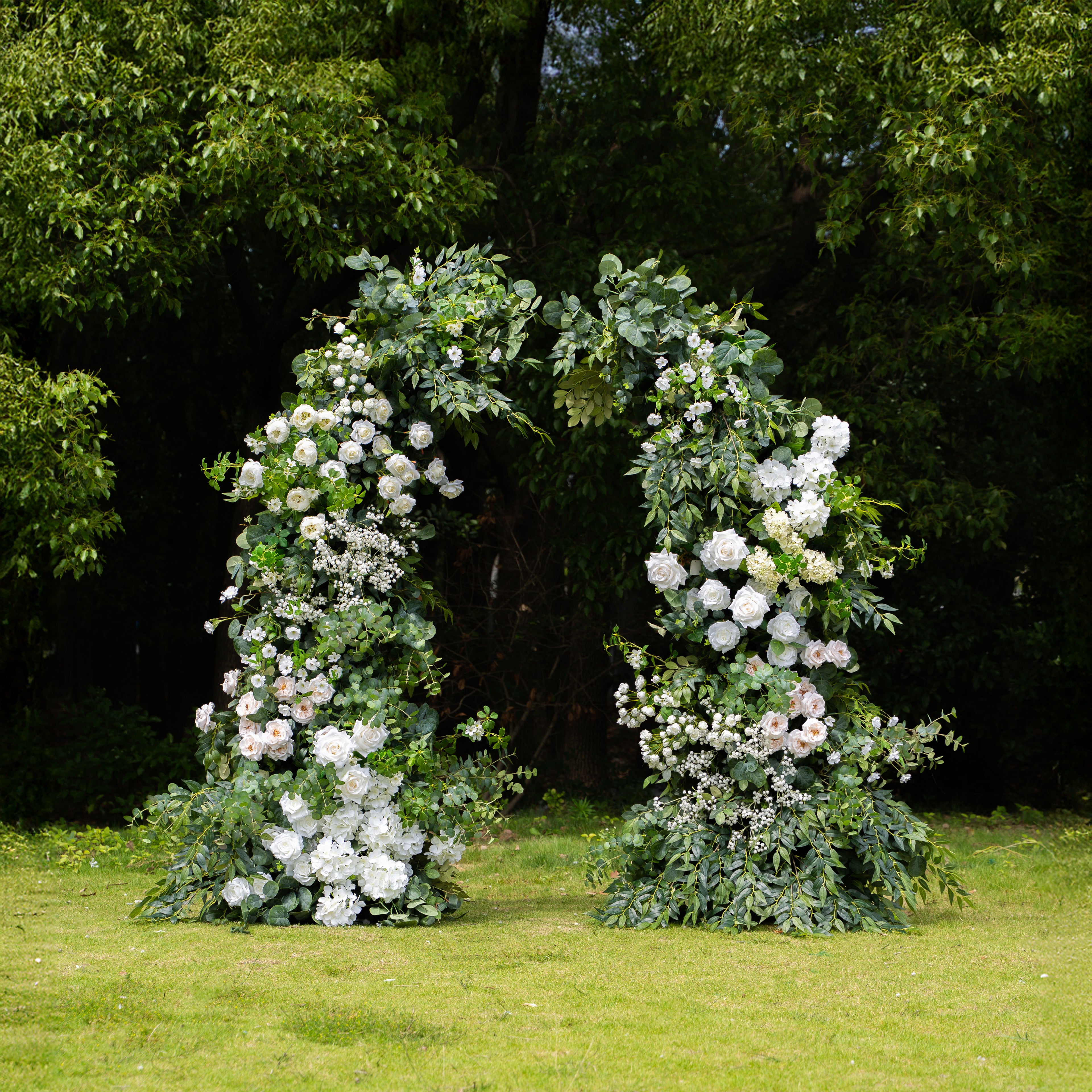 Brave:Wedding Party Background Floral Arch Decoration (Including Frame)