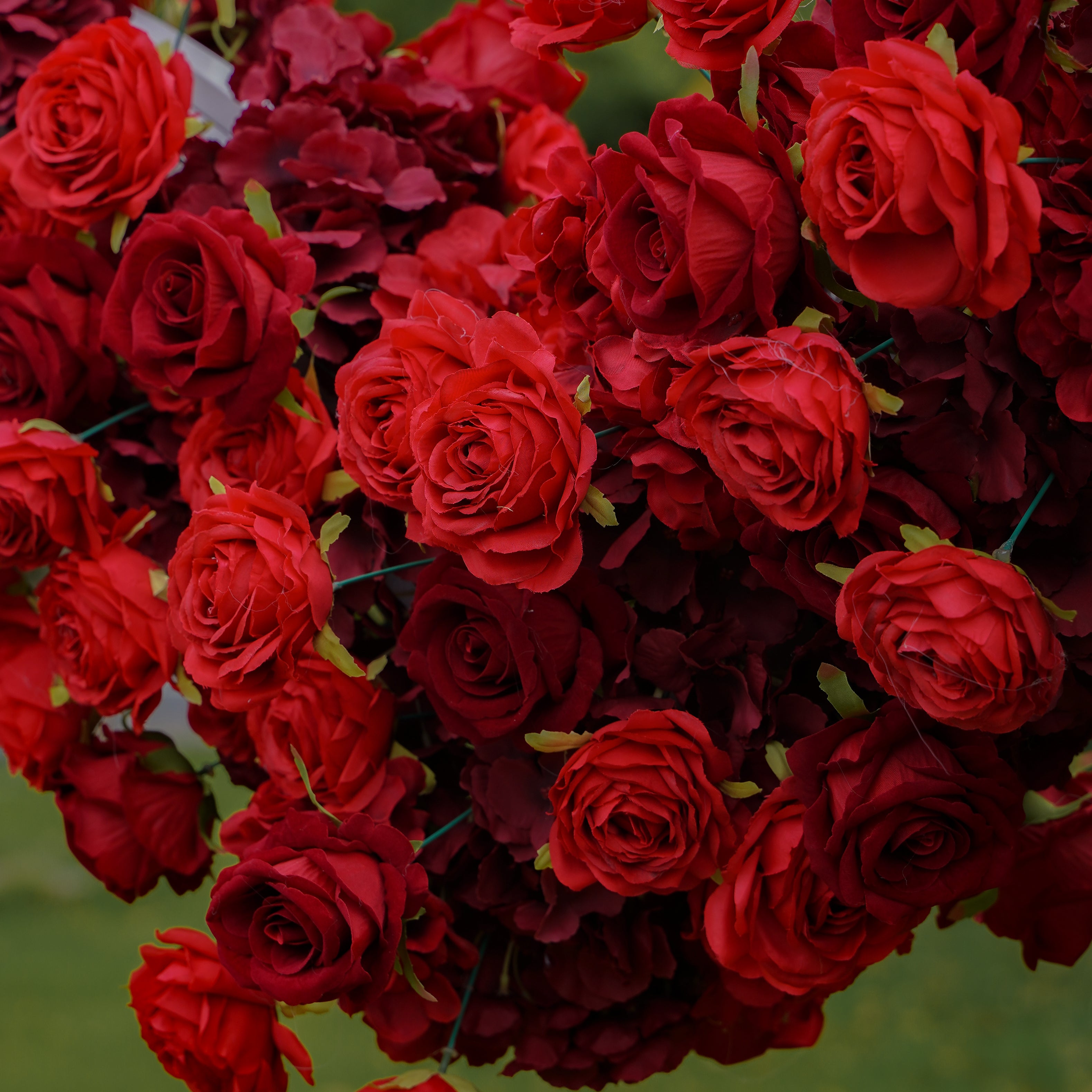 Red Heart:2023 New Wedding Party Background Floral Arch Decoration Including Frame -R810 Rose Morning