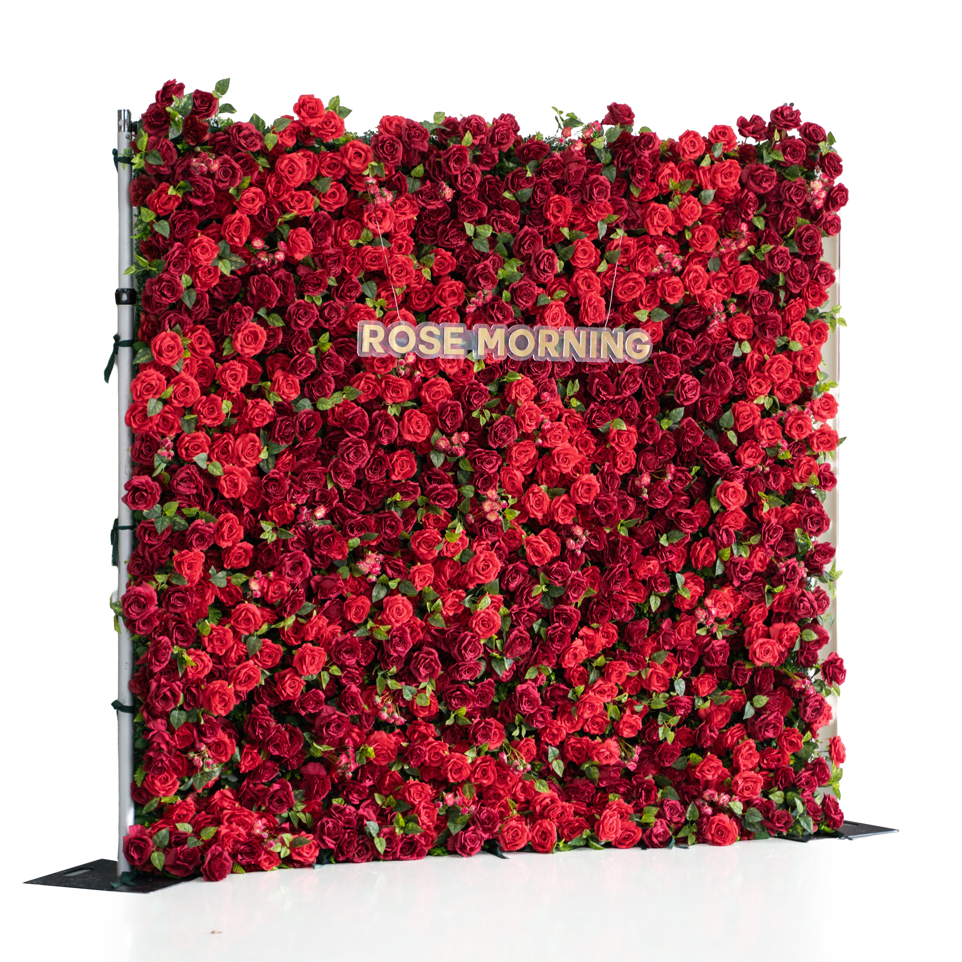 UL801:3D Unique Limited Fabric Artificial rolling up curtain flower wall (The ONLY ONE piece in the world)