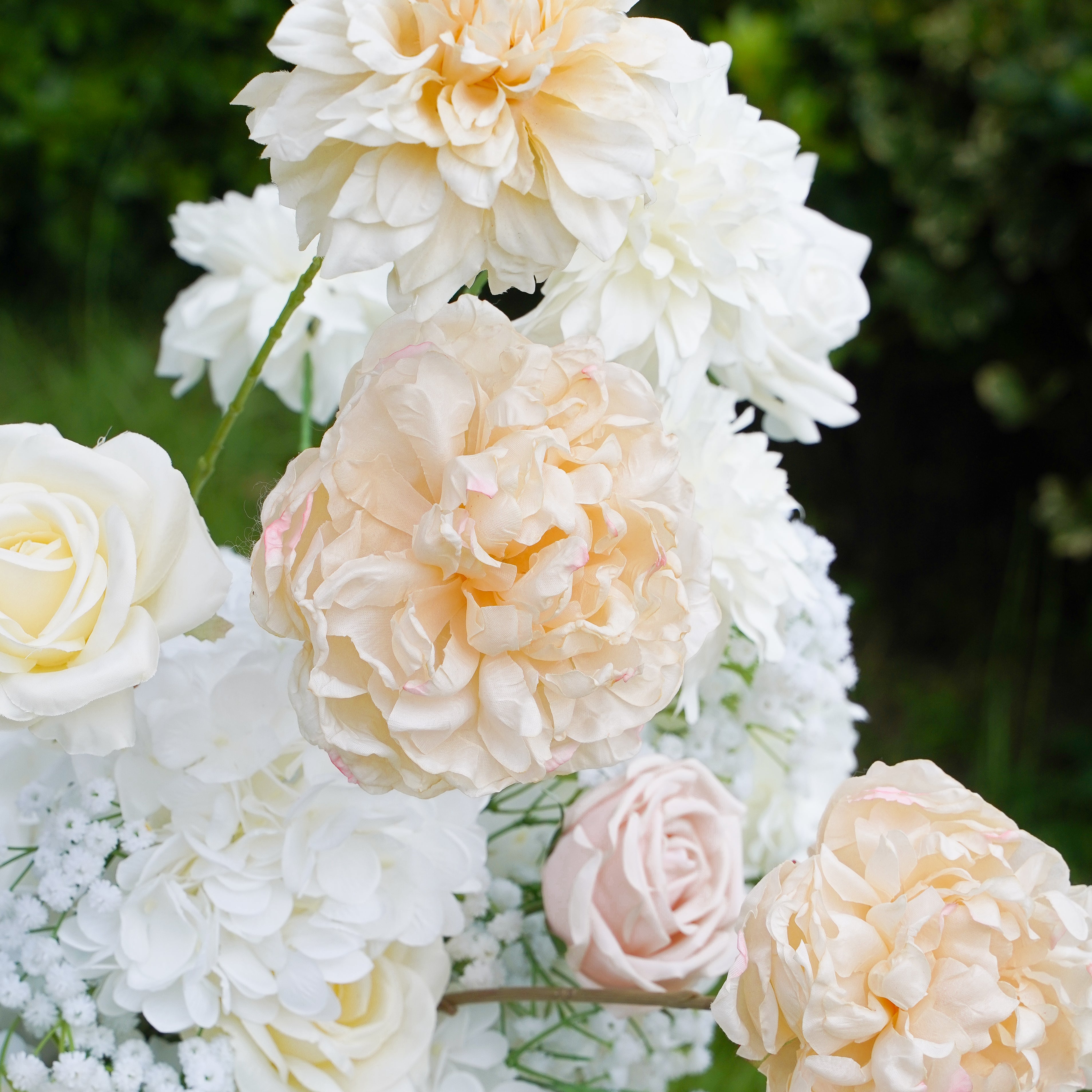 Bess :2023 New Wedding Party Background Floral Arch Decoration include Framet--R848 Rose Morning