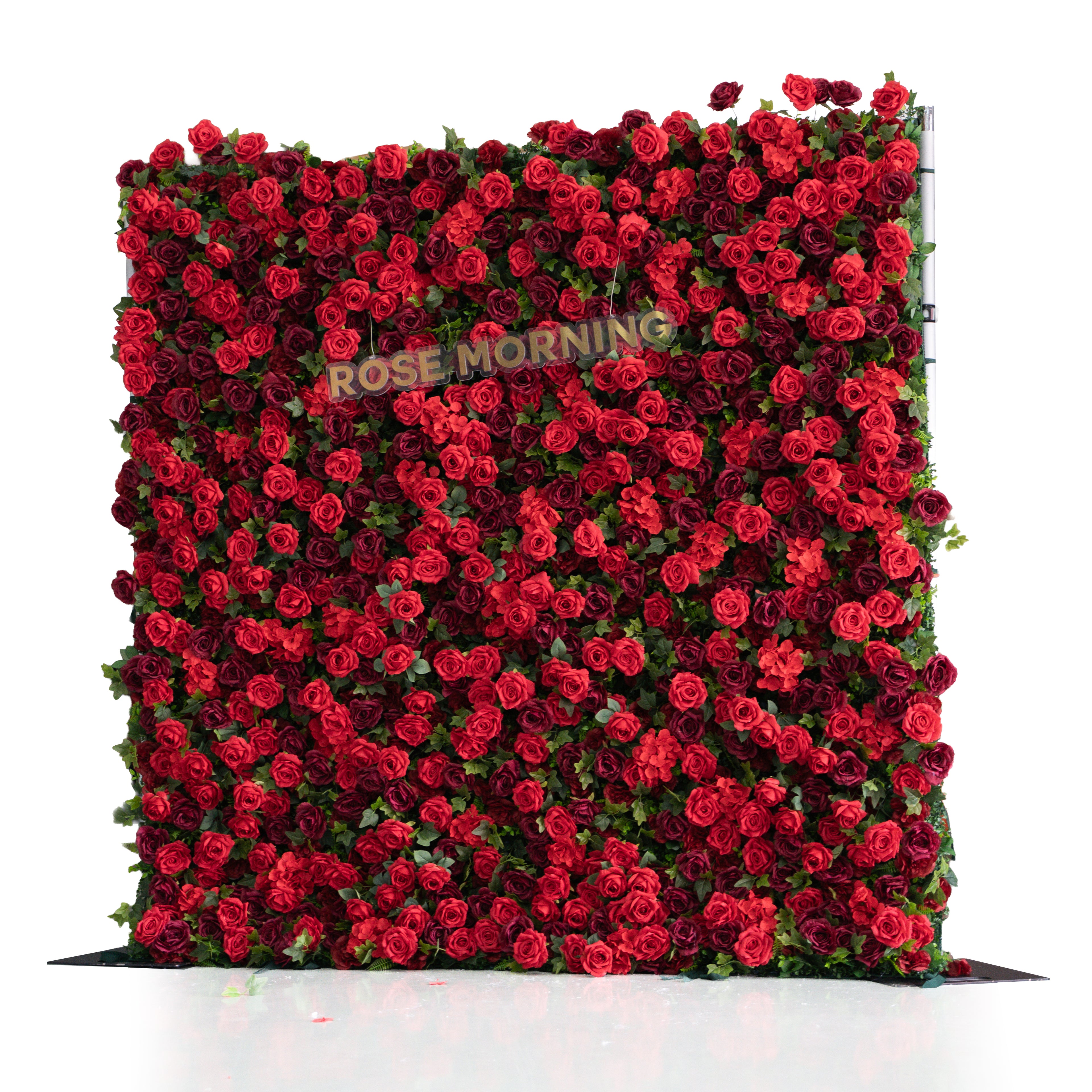 UL803:3D Unique Limited Fabric Artificial rolling up curtain flower wall (The ONLY ONE piece in the world)