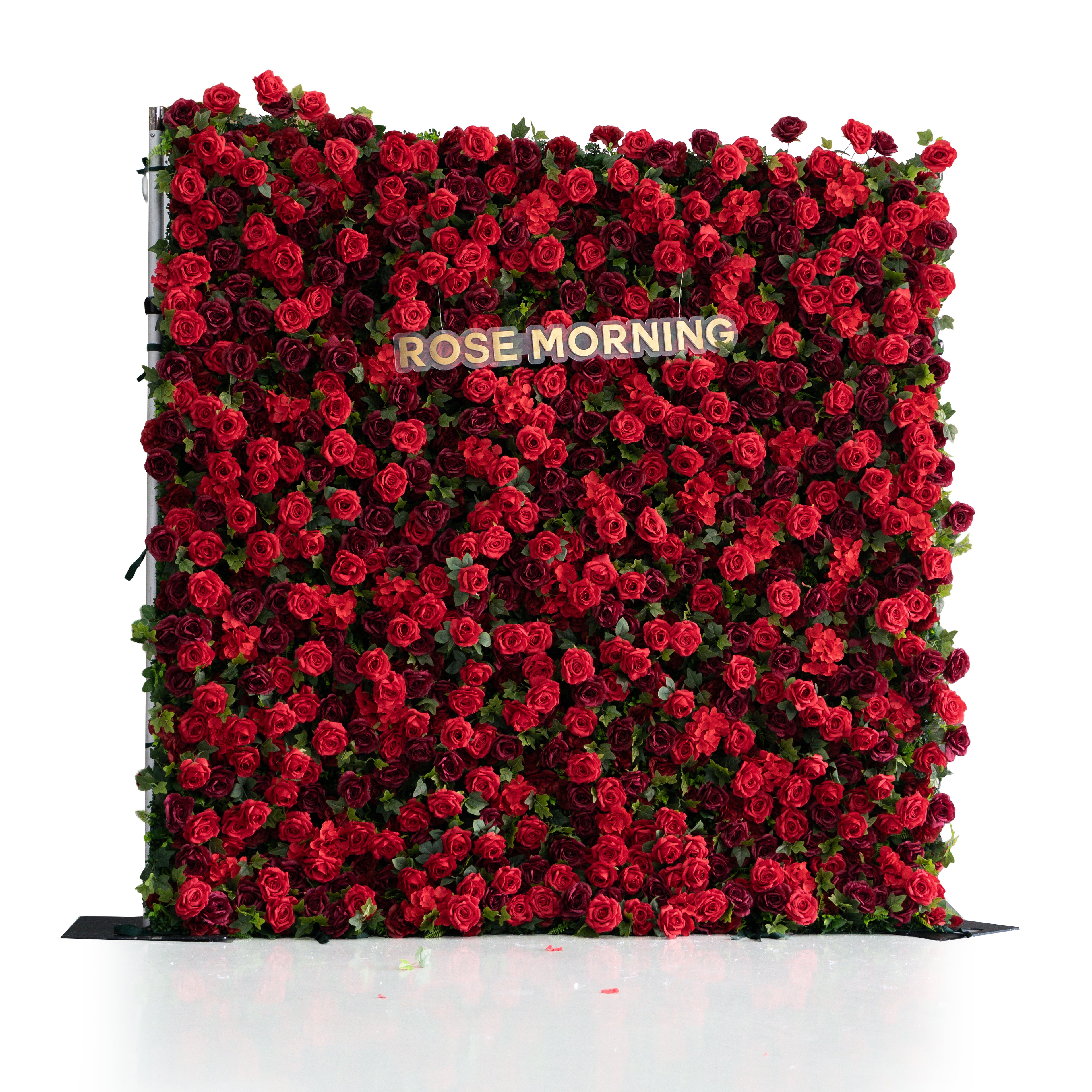 UL803:3D Unique Limited Fabric Artificial rolling up curtain flower wall (The ONLY ONE piece in the world)