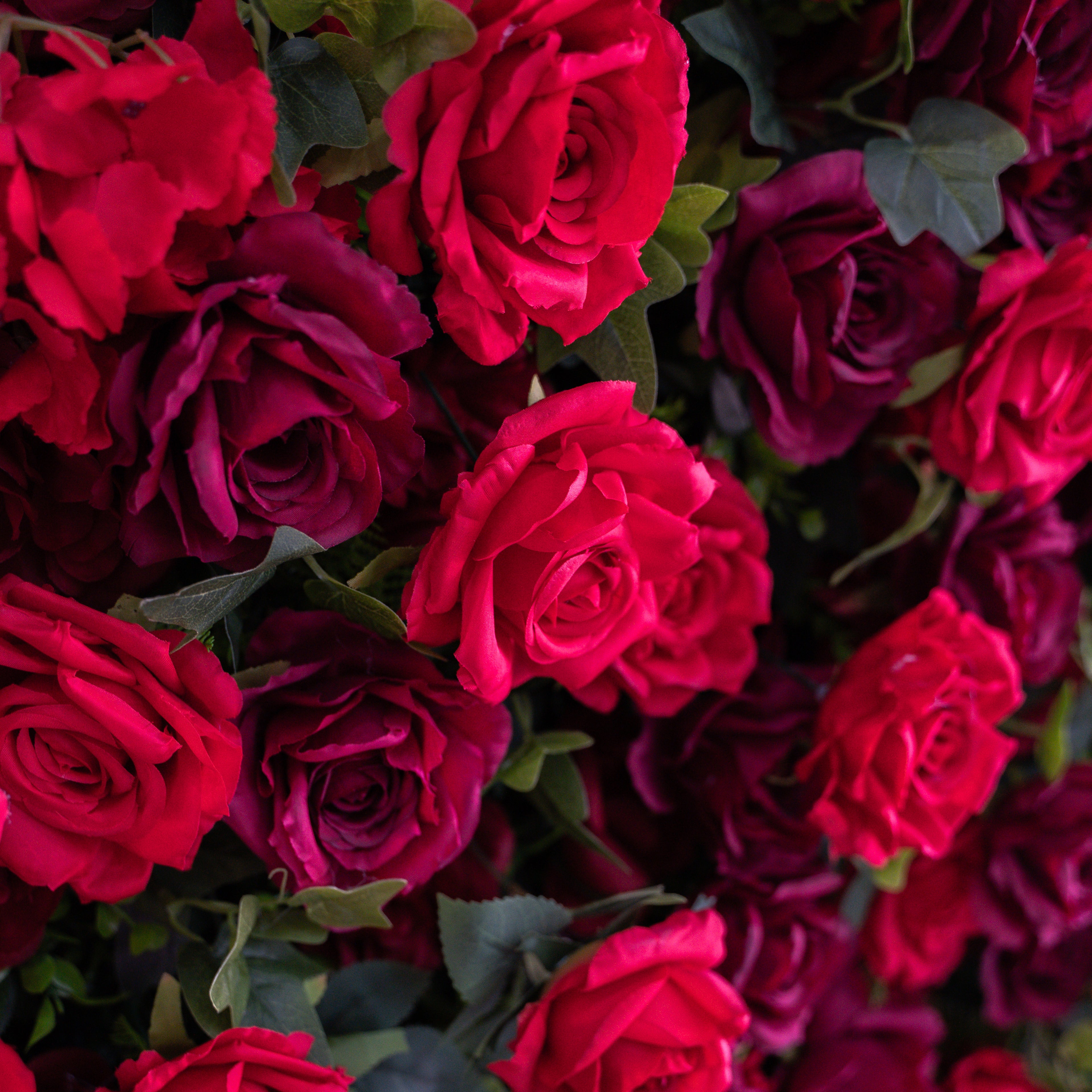 UL803:3D Unique Limited Fabric Artificial rolling up curtain flower wall (The ONLY ONE piece in the world)