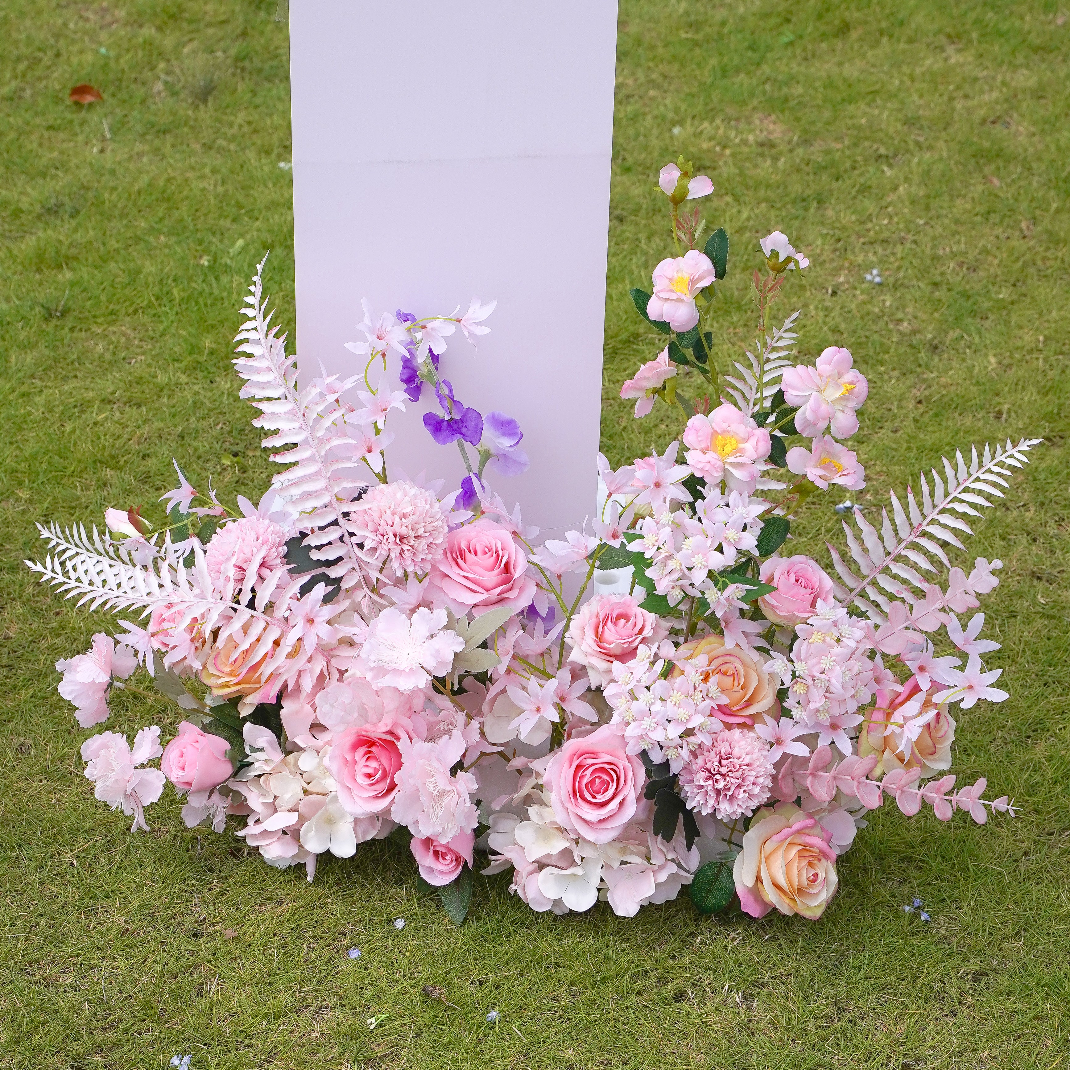 W027:2023 New Flower Centerpiece Bouquet Table Decoration Flower Set Rose Morning