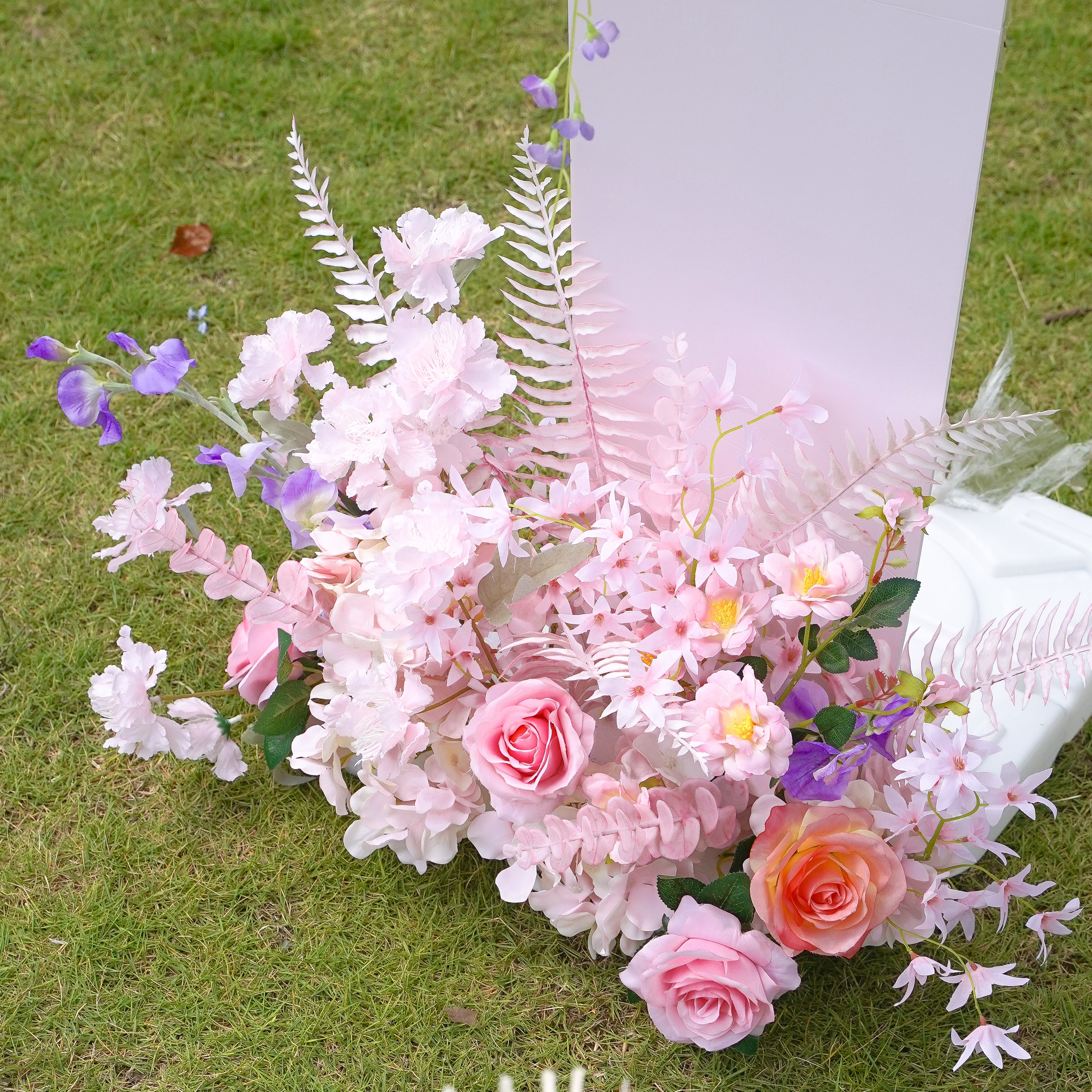 W027:2023 New Flower Centerpiece Bouquet Table Decoration Flower Set Rose Morning