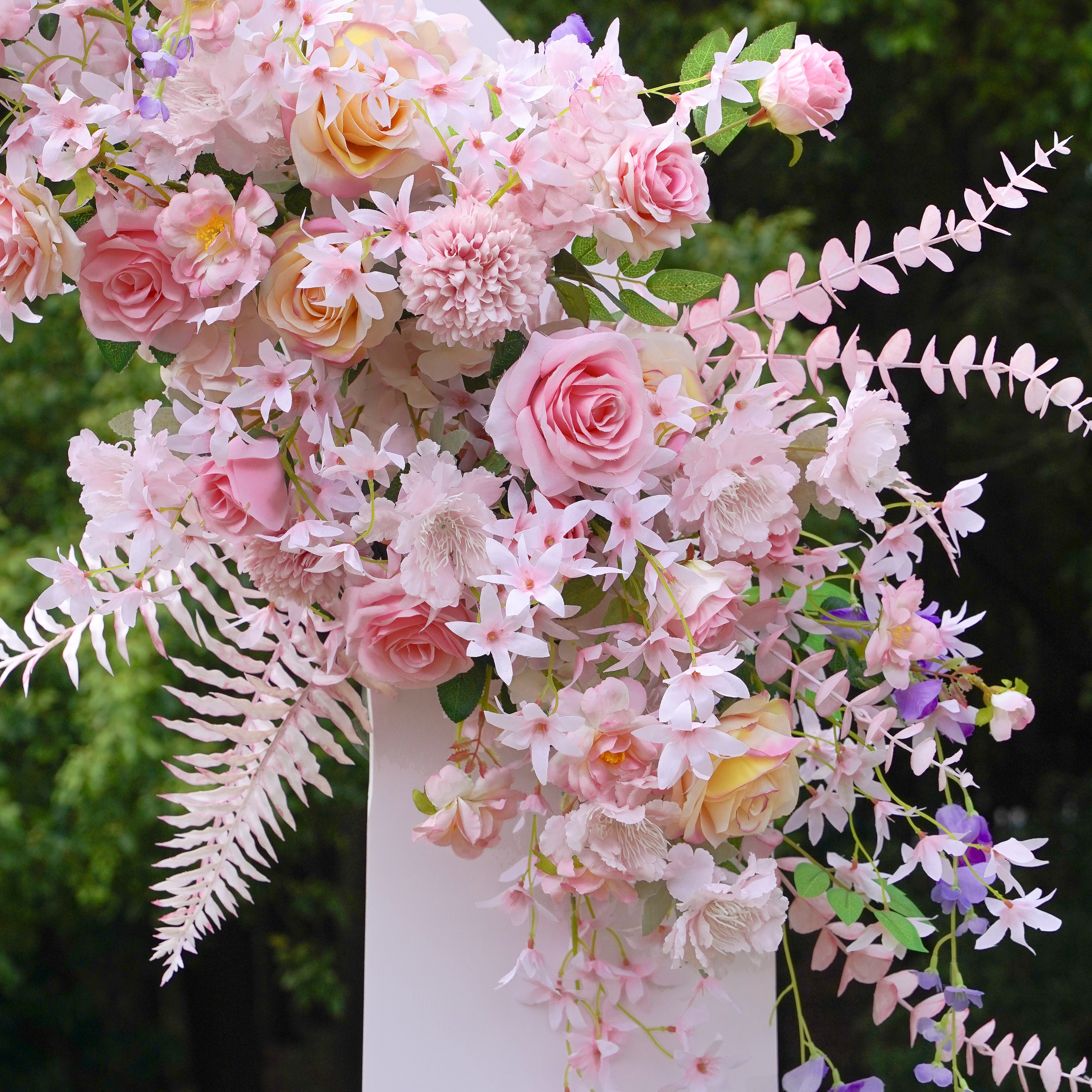 W027:2023 New Flower Centerpiece Bouquet Table Decoration Flower Set Rose Morning