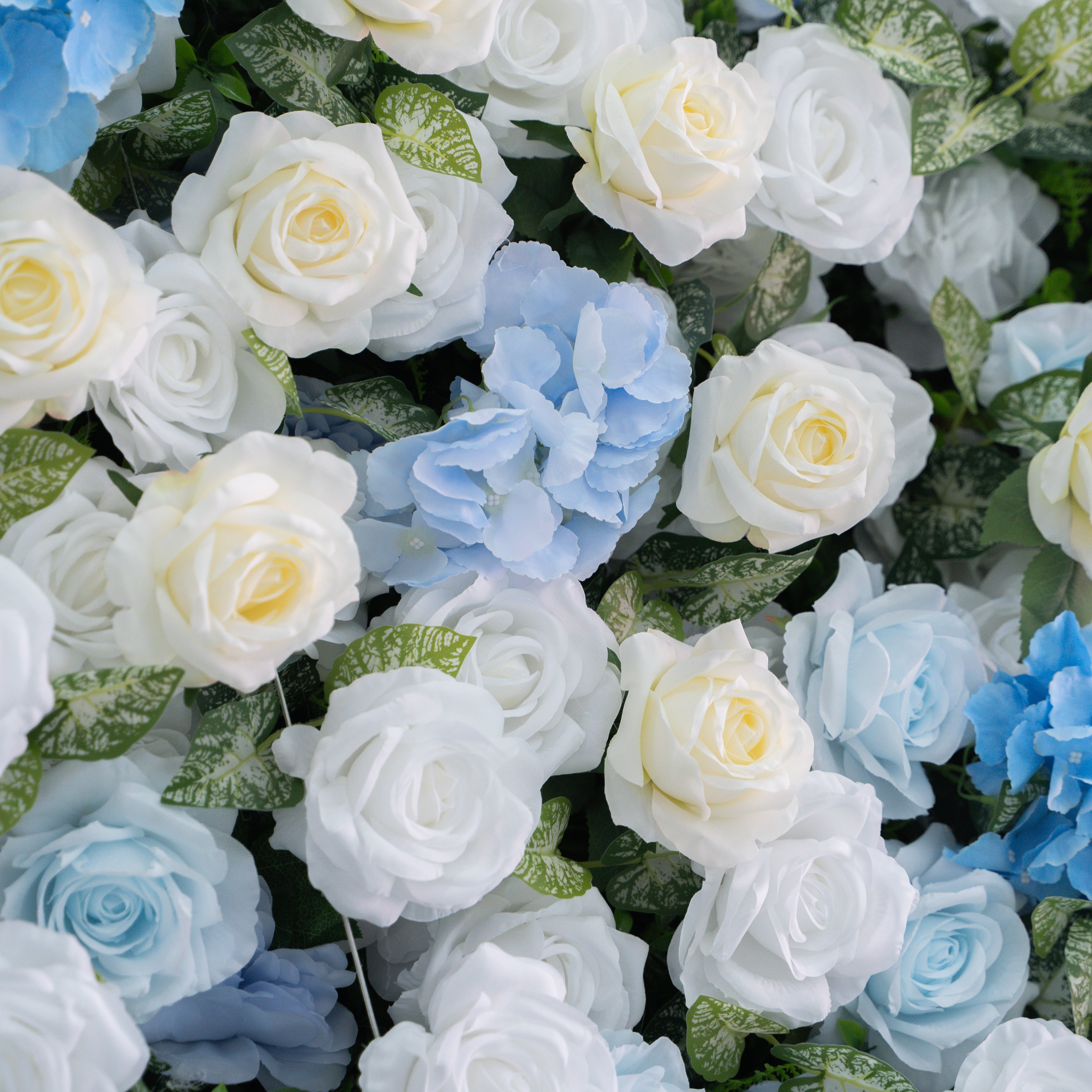 UL804:3D Unique Limited Fabric Artificial rolling up curtain flower wall (The ONLY ONE piece in the world)
