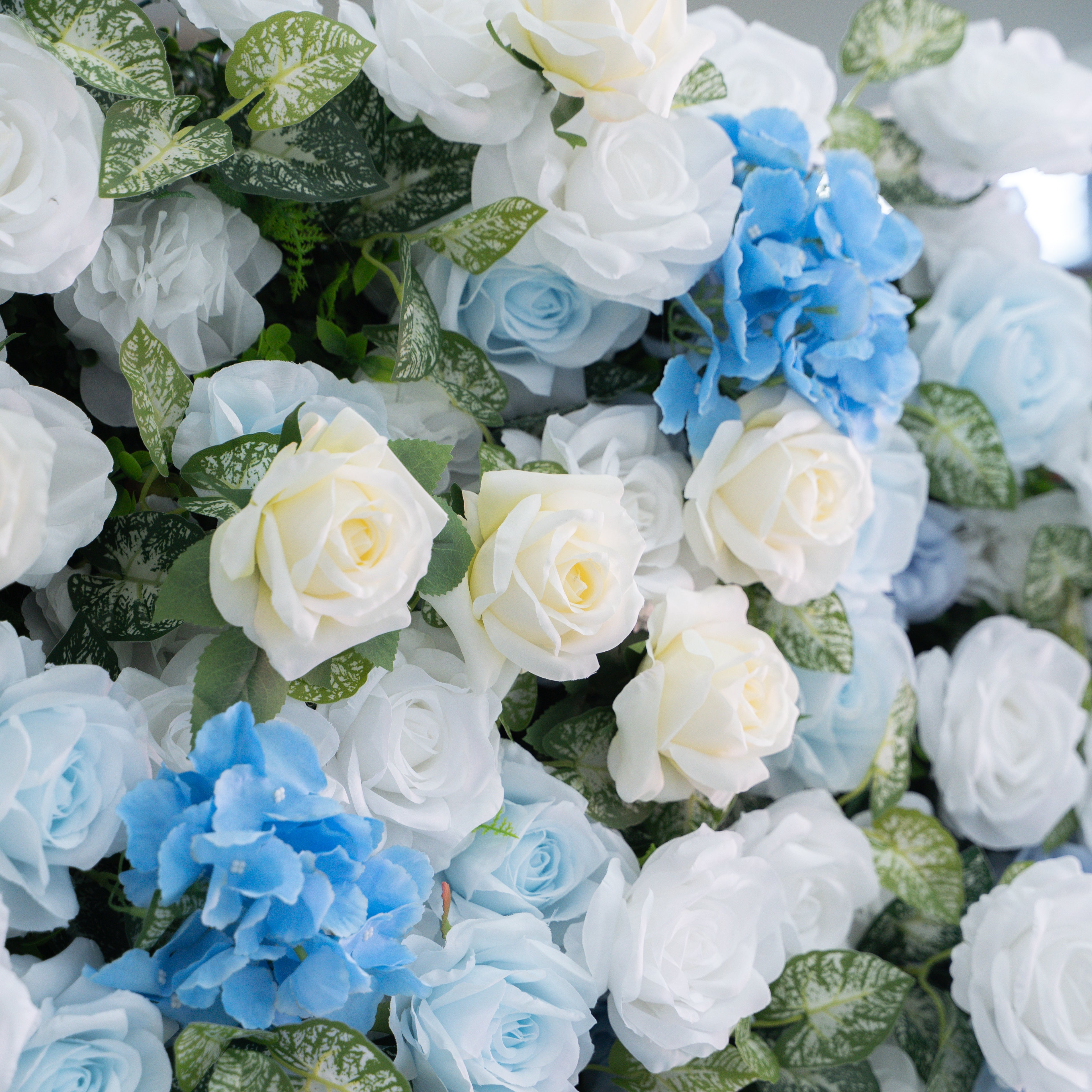 UL804:3D Unique Limited Fabric Artificial rolling up curtain flower wall (The ONLY ONE piece in the world)