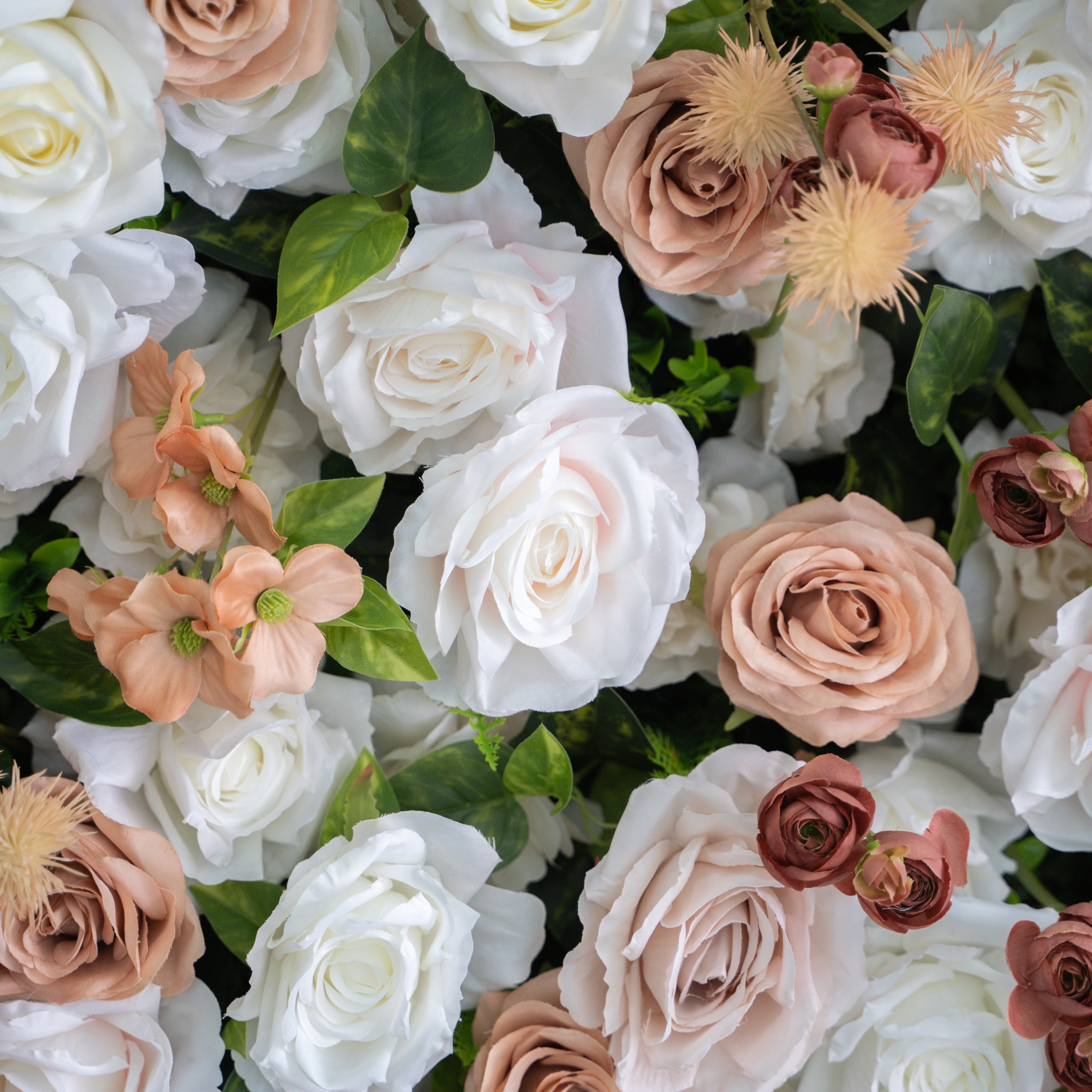 UL805:3D Unique Limited Fabric Artificial rolling up curtain flower wall (The ONLY ONE piece in the world)