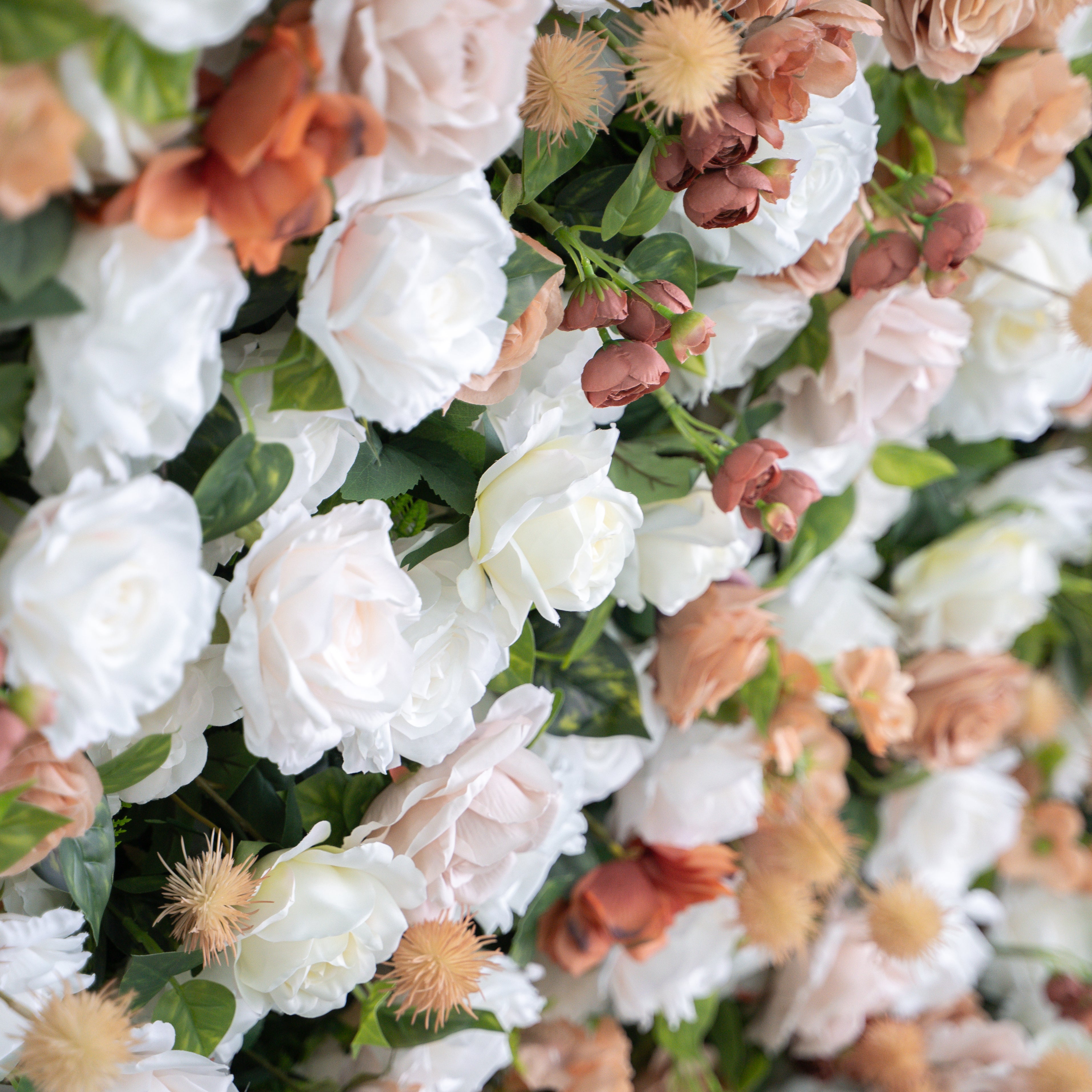 UL805:3D Unique Limited Fabric Artificial rolling up curtain flower wall (The ONLY ONE piece in the world)