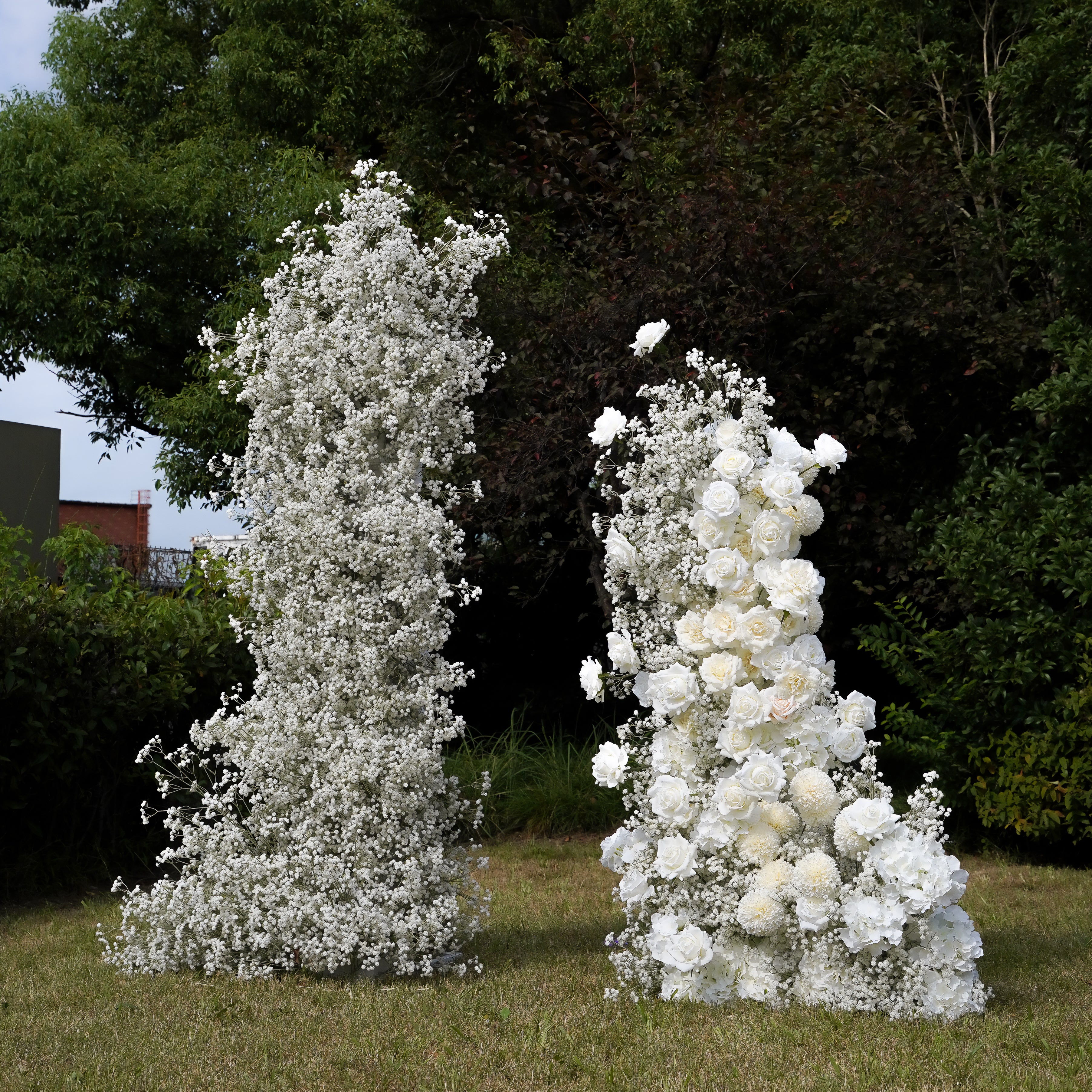 Amelia:2023 New Wedding Party Background Floral Arch Decoration Including Frame -R023 Rose Morning