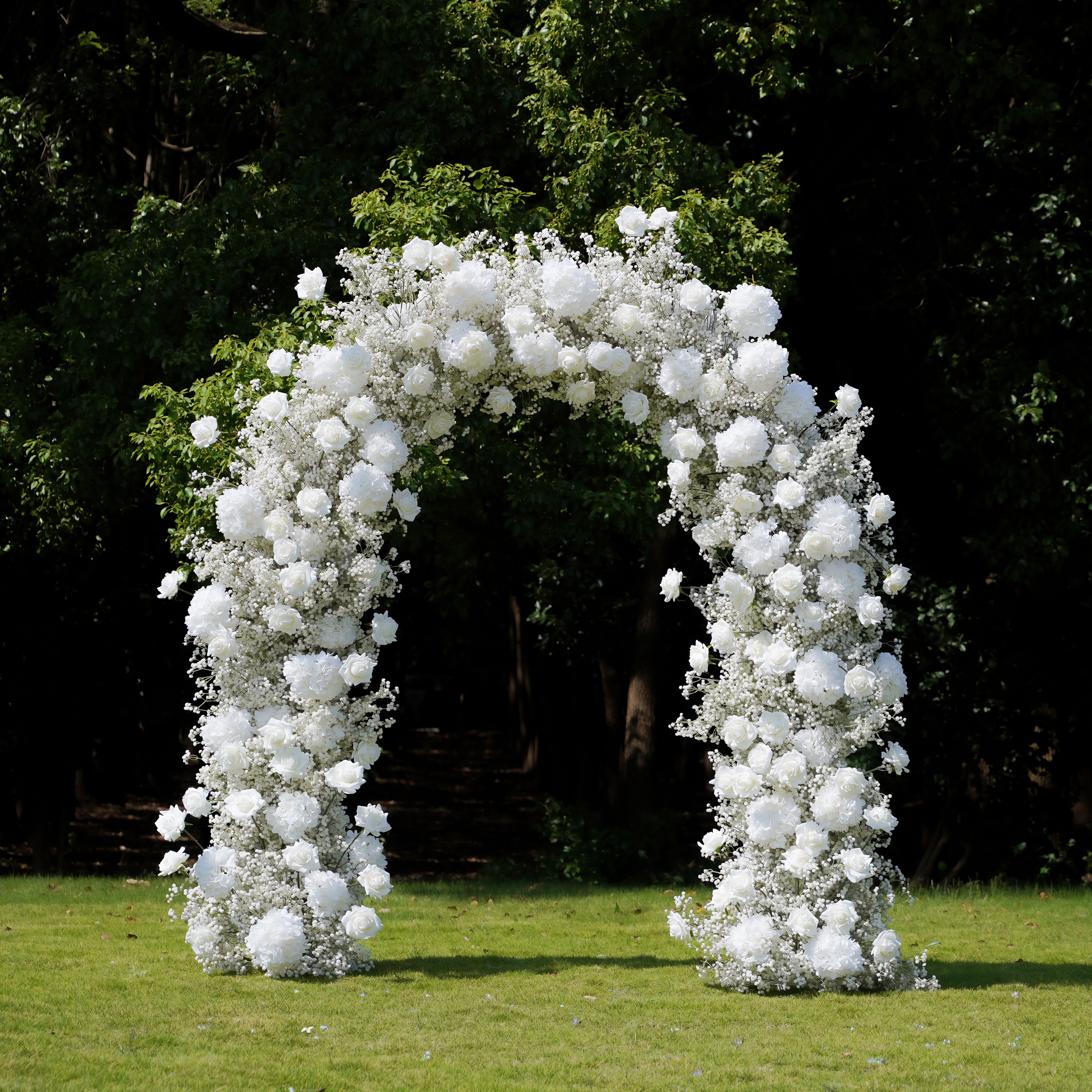 Colee :2023 New Wedding Party Background Floral Arch Decoration include Framet-R837 Rose Morning