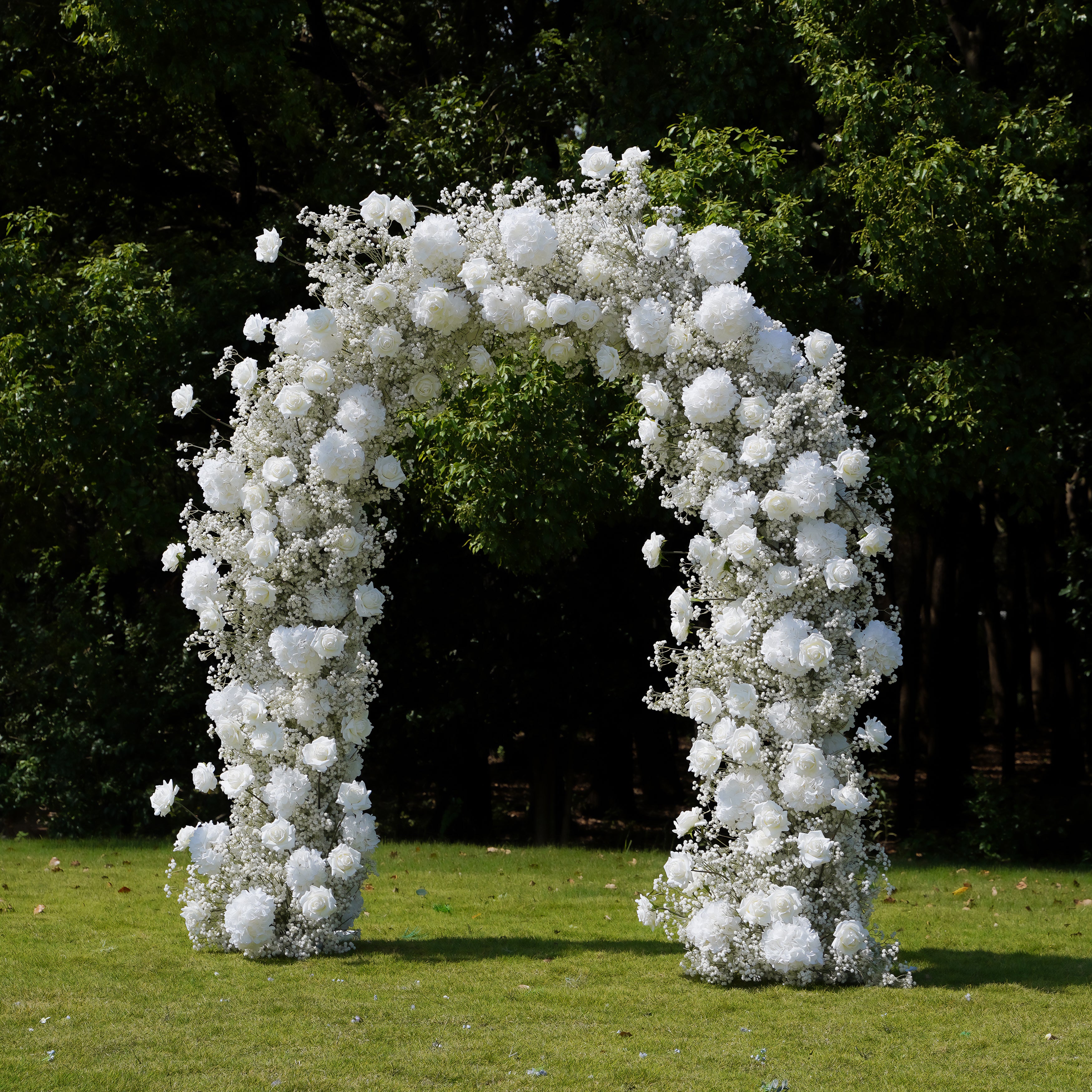 Colee :2023 New Wedding Party Background Floral Arch Decoration include Framet-R837 Rose Morning