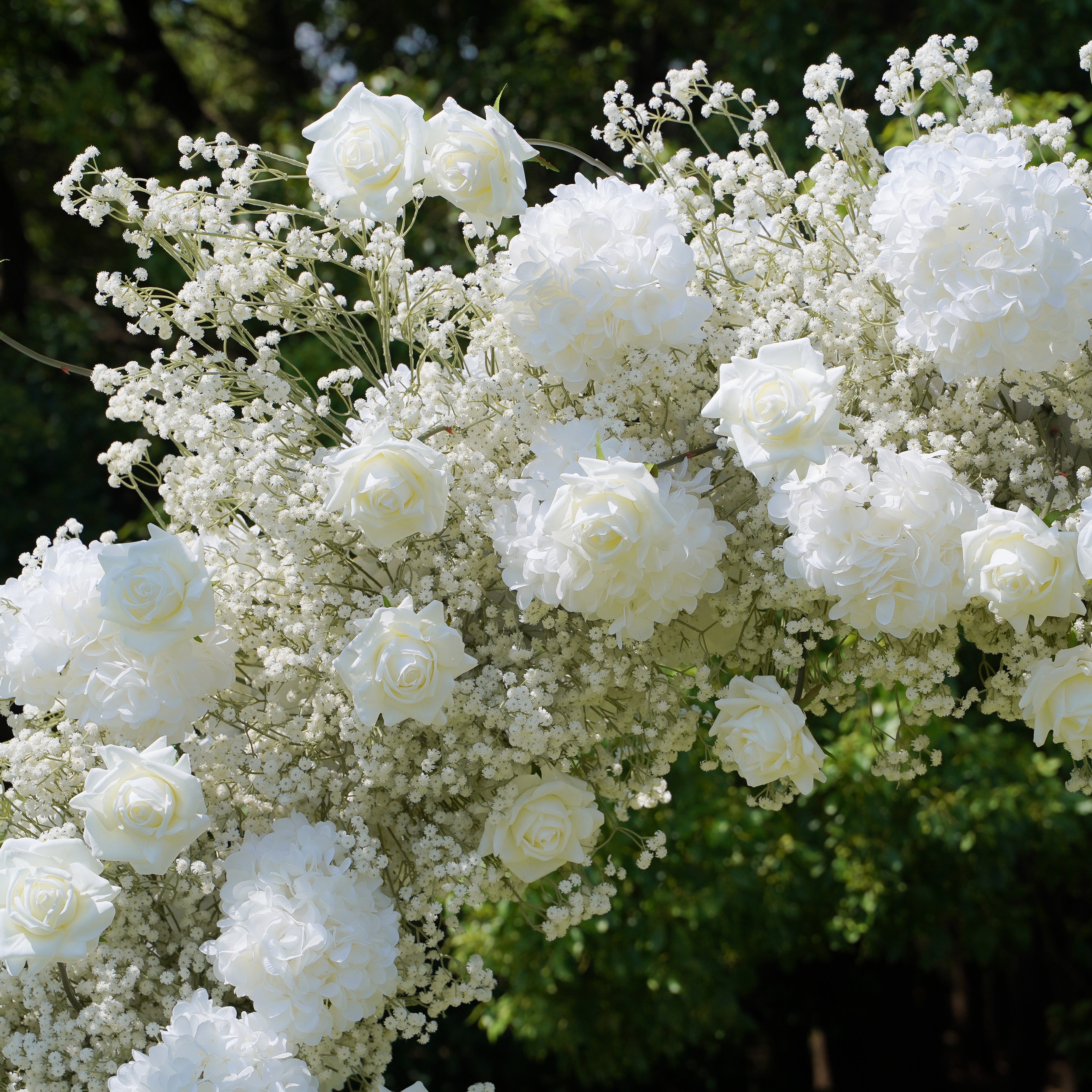 Colee :2023 New Wedding Party Background Floral Arch Decoration include Framet-R837 Rose Morning