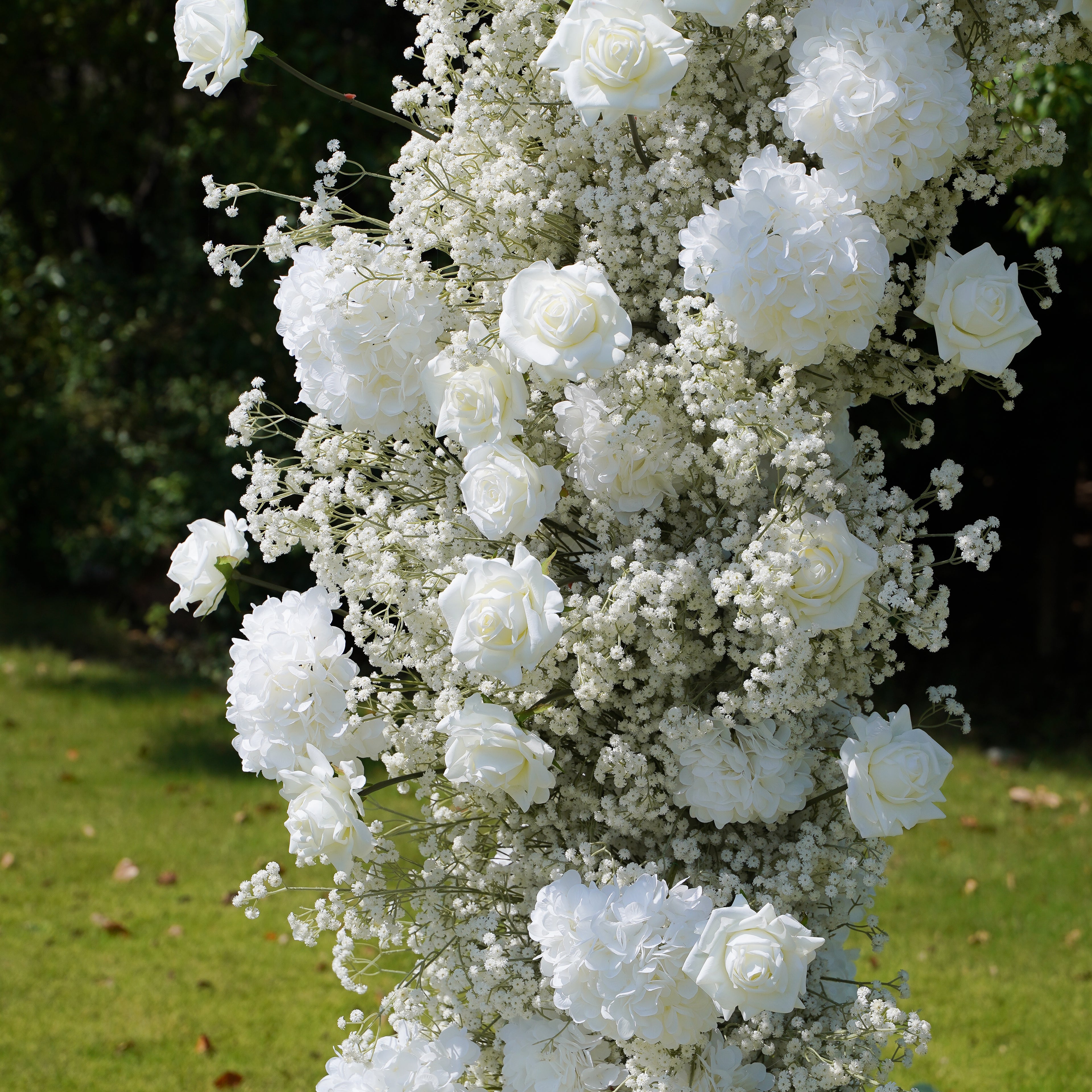 Colee :2023 New Wedding Party Background Floral Arch Decoration include Framet-R837 Rose Morning