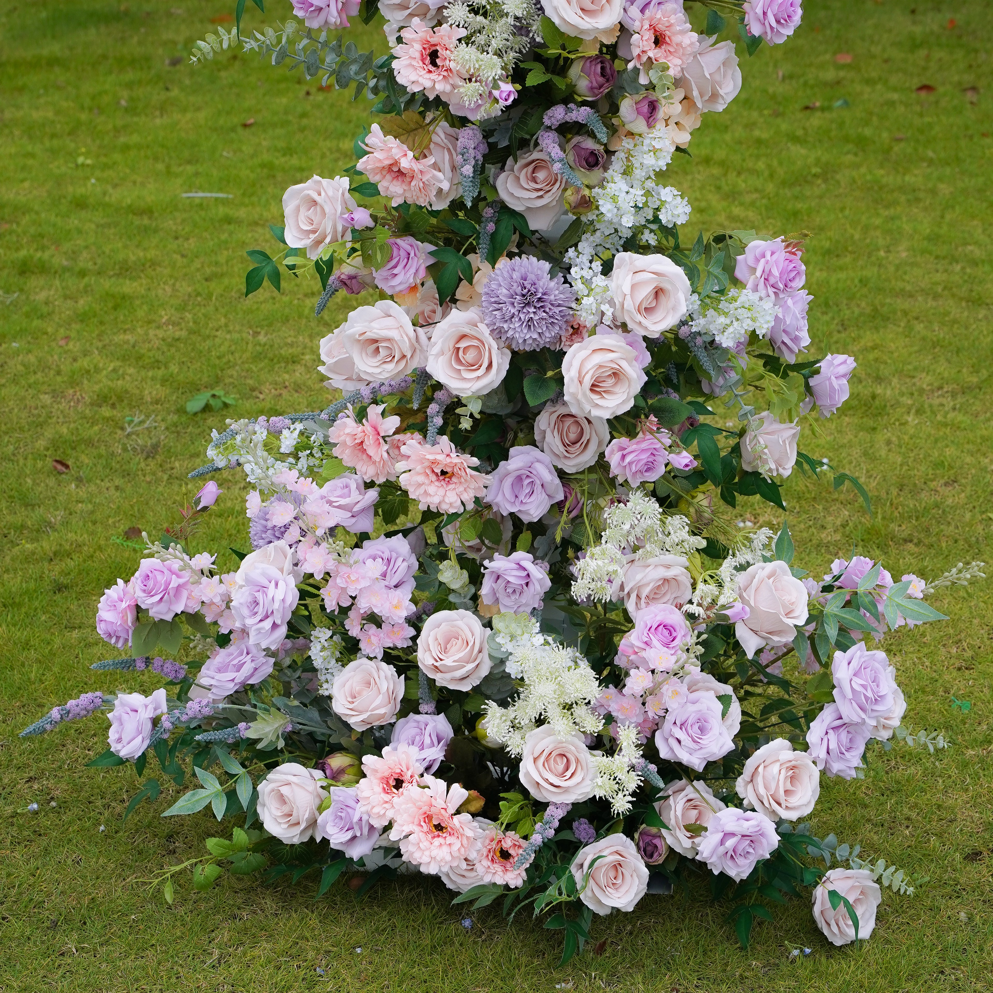 Tee:2023 New Wedding Background Floral Arch Including Frame -R967 Rose Morning