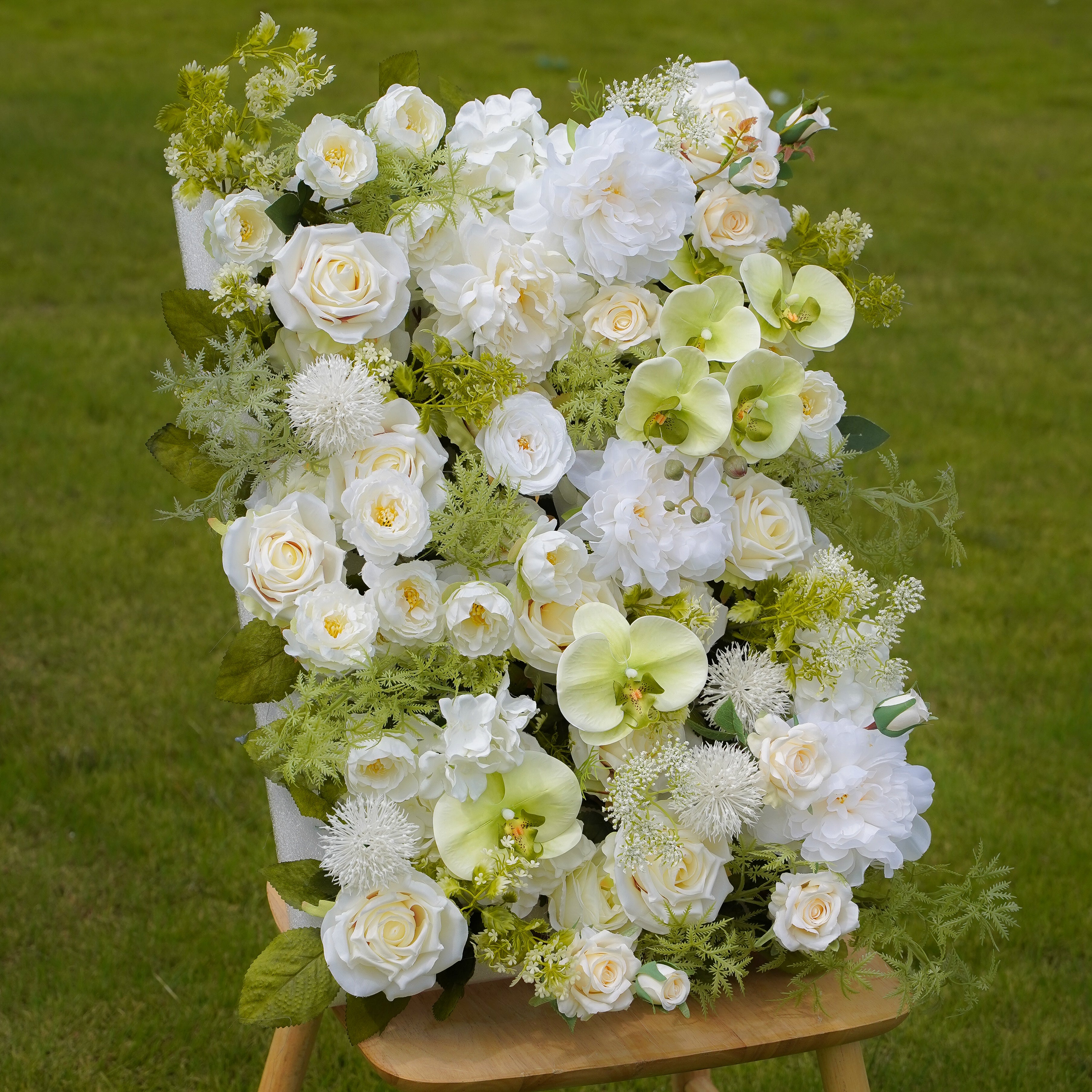 Copy of Gabrielle: 5D 2023 New Fabric Artificial Rolling Up Curtain Flower Wall Rose Morning