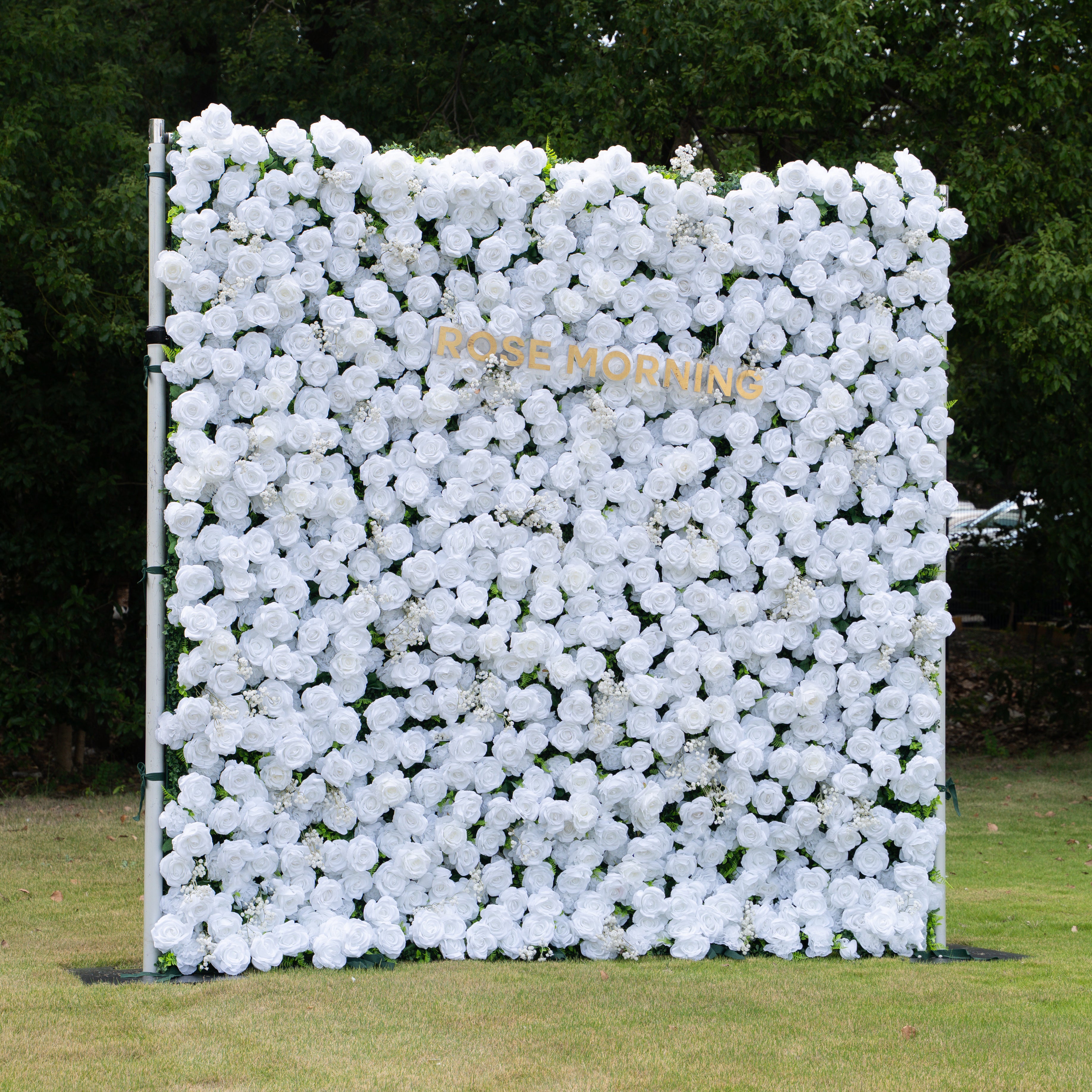 Pick 4 of 6-A:3D Fabric Artificial rolling up curtain flower wall