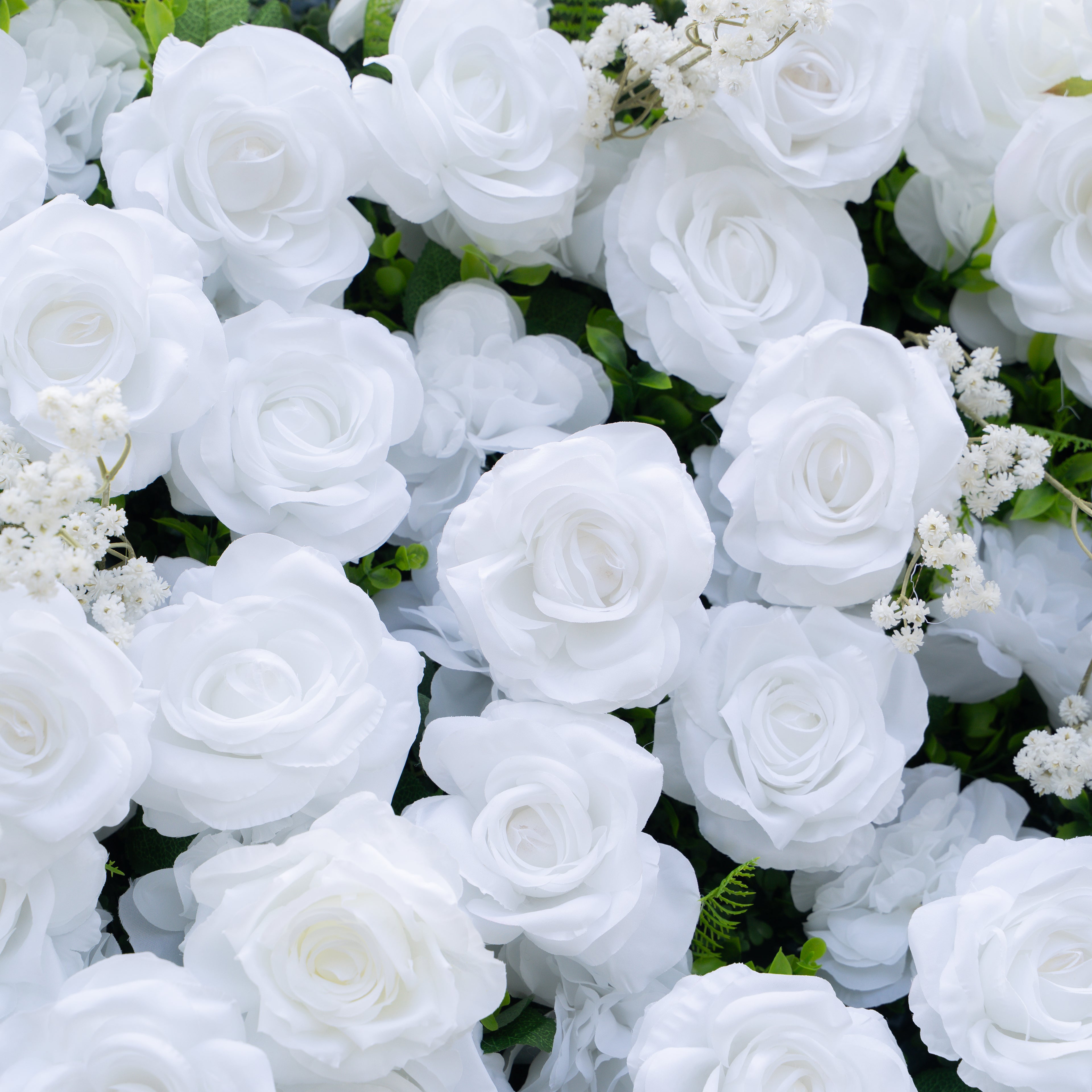 Pick 4 of 6-A:3D Fabric Artificial rolling up curtain flower wall