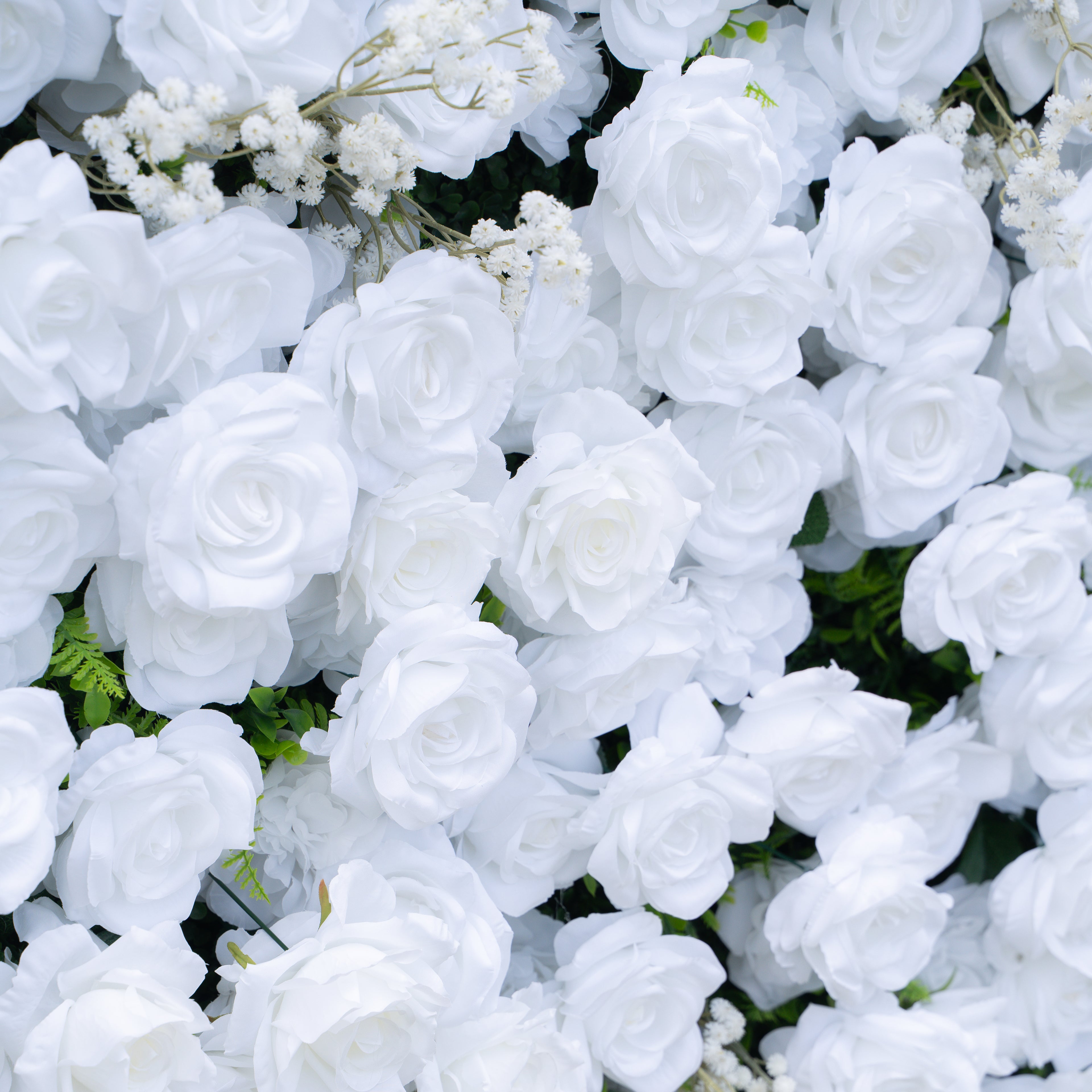 Pick 4 of 6-A:3D Fabric Artificial rolling up curtain flower wall