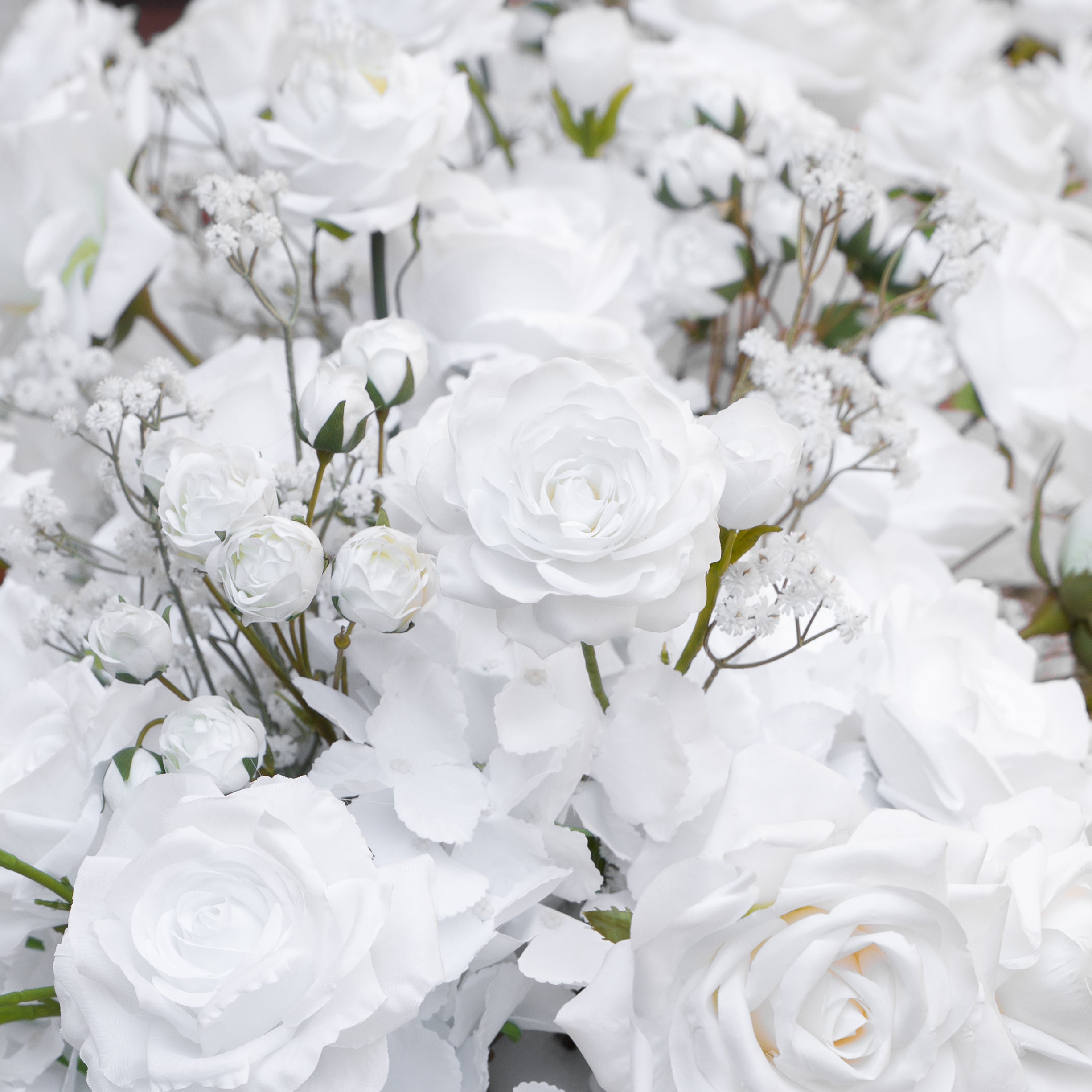 Pick 4 of 6-D: Long strip flower row trailing long table table arrangement table flower