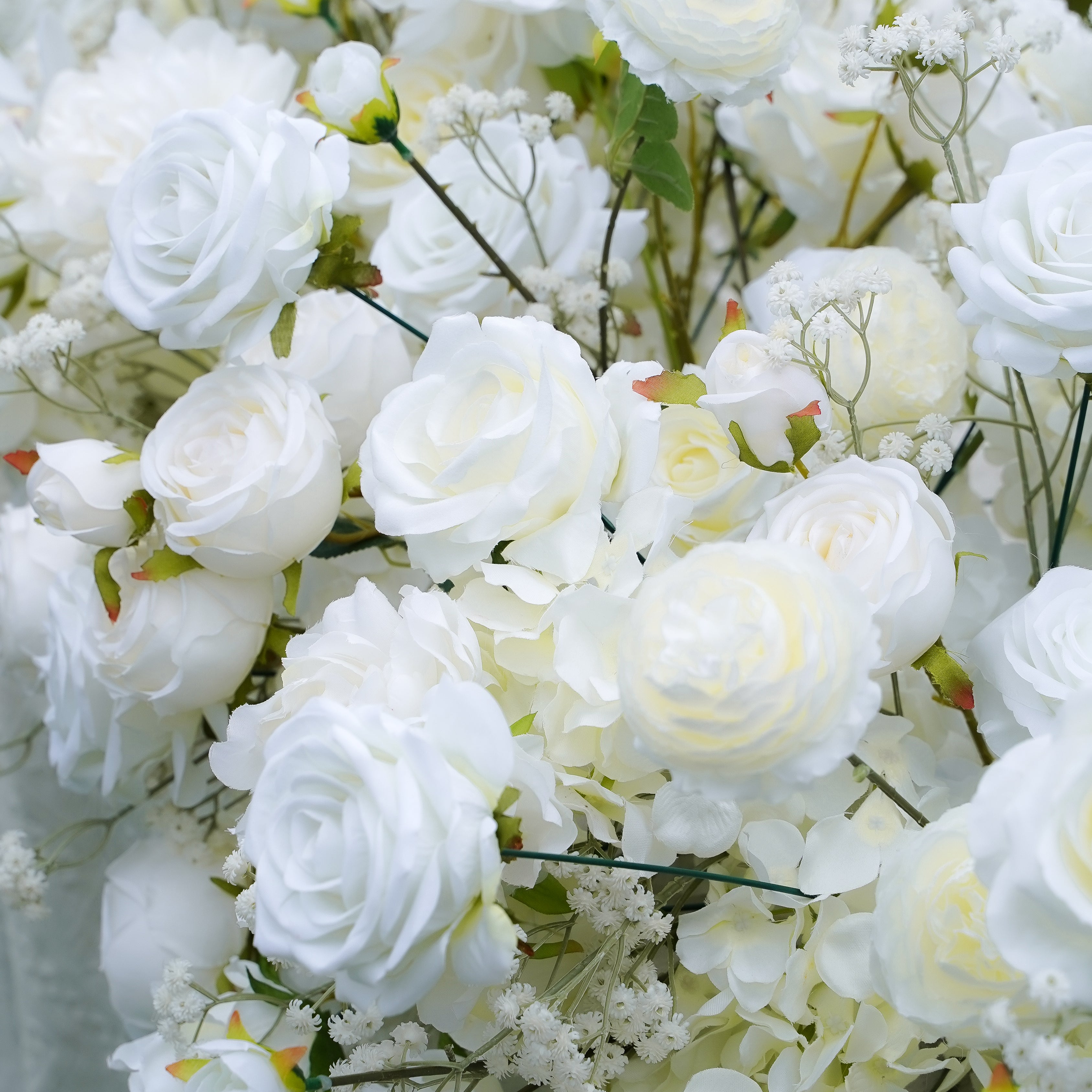 Celeste:2023 New Long strip flower row trailing long table table arrangement table flower R930 Rose Morning